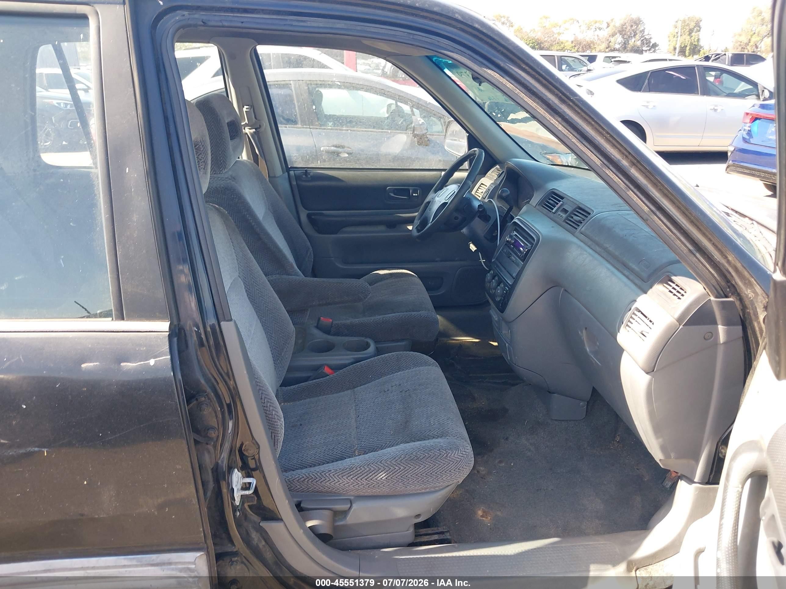 1998 Honda Cr-v Lx Black vin: JHLRD1849WC094527