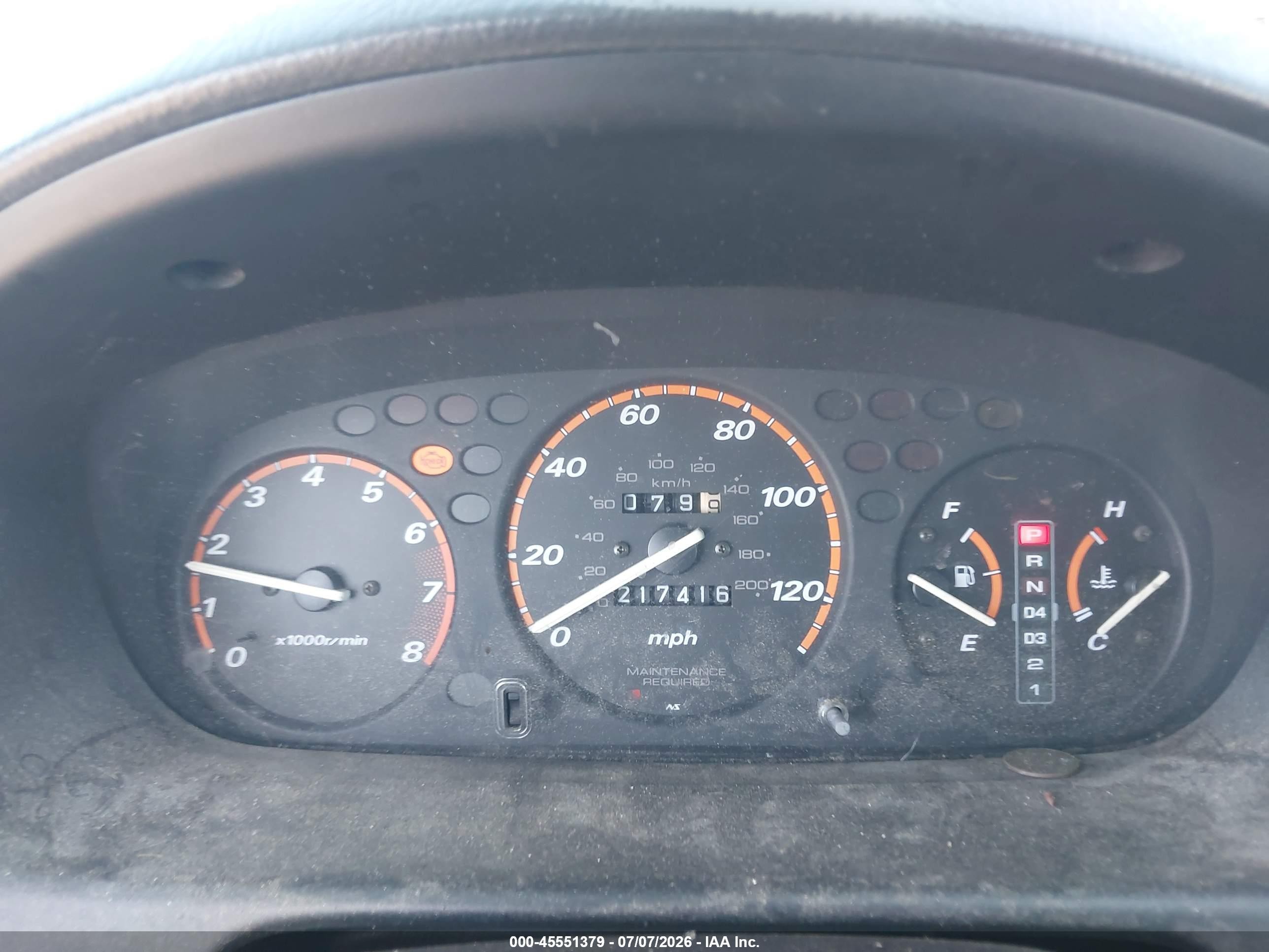 1998 Honda Cr-v Lx Black vin: JHLRD1849WC094527
