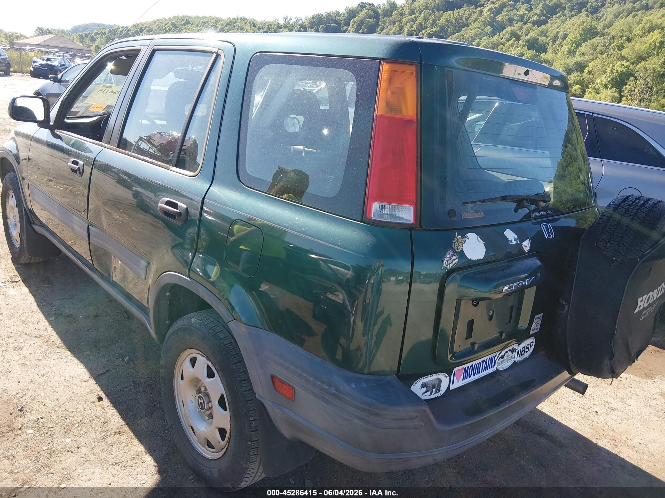 2000 Honda Cr-v Lx Green vin: JHLRD1849YC008426