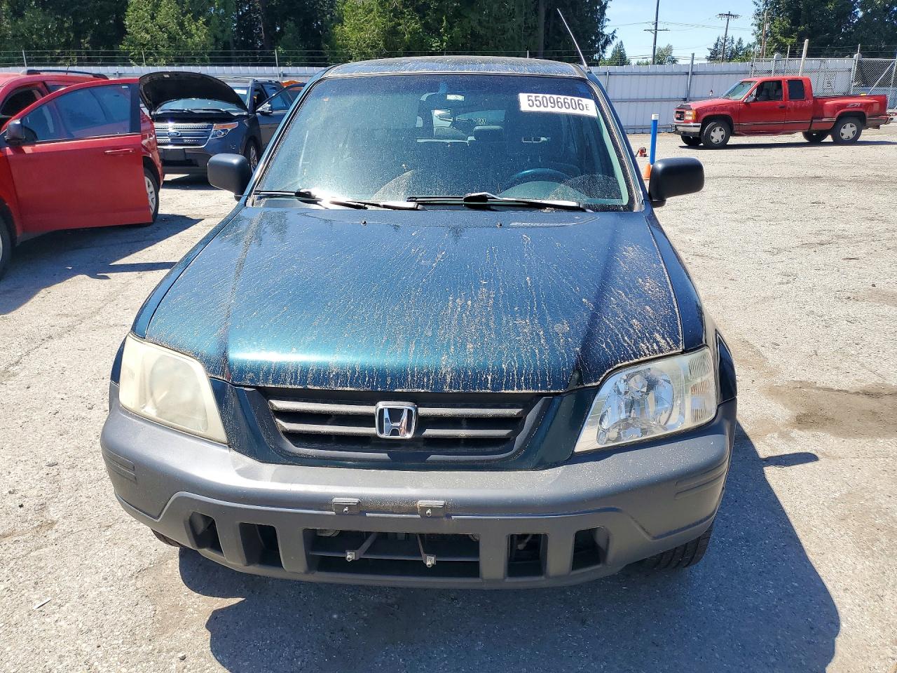 1997 Honda Cr-v Lx Green vin: JHLRD184XVC010228