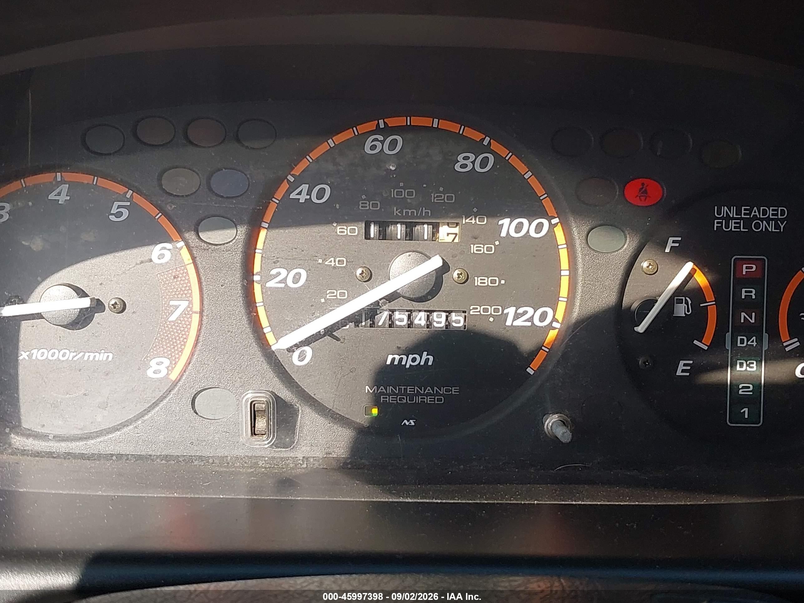 1997 Honda Cr-v   Dark Blue vin: JHLRD184XVC019219