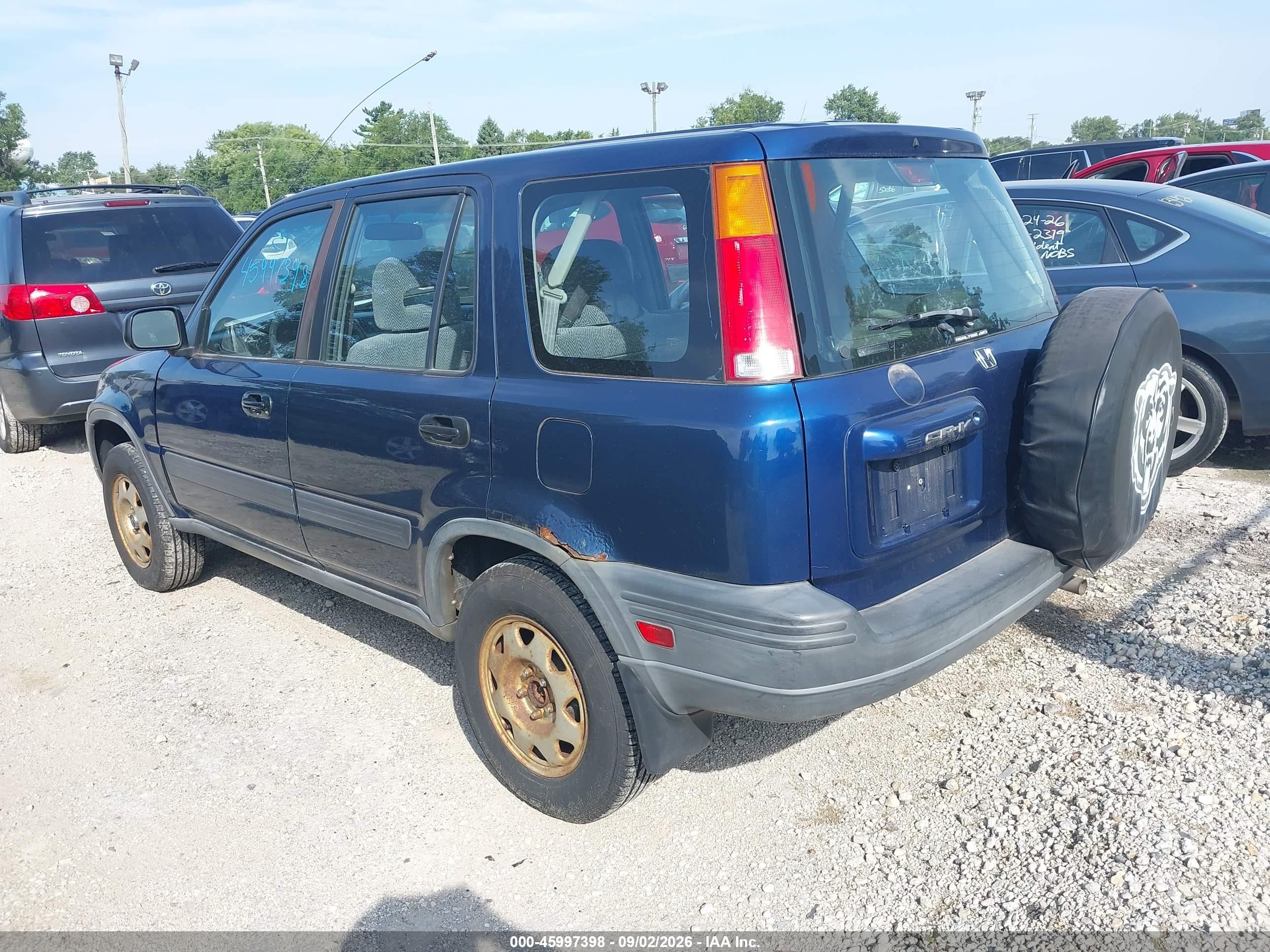 1997 Honda Cr-v   Dark Blue vin: JHLRD184XVC019219
