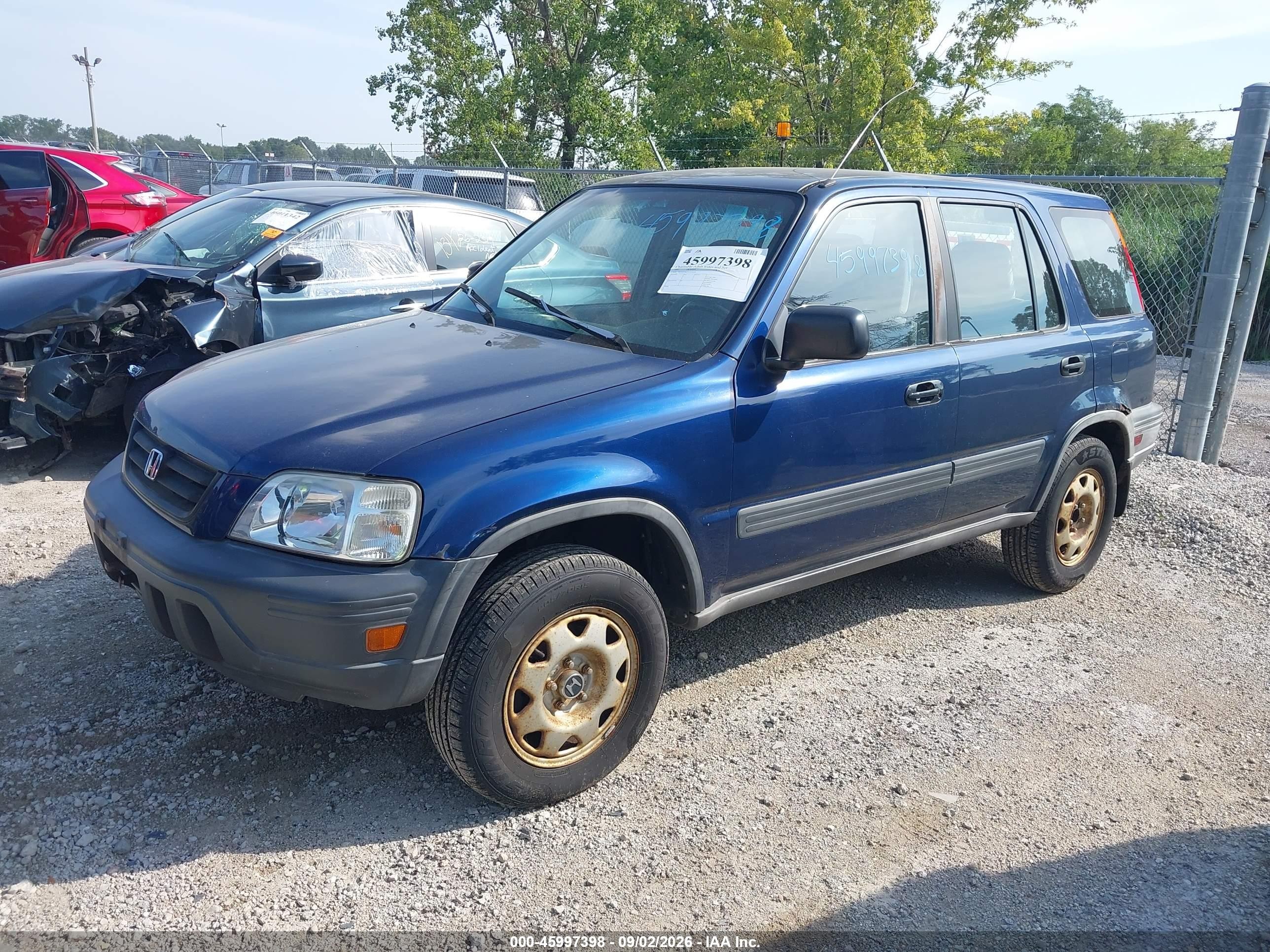 1997 Honda Cr-v   Dark Blue vin: JHLRD184XVC019219