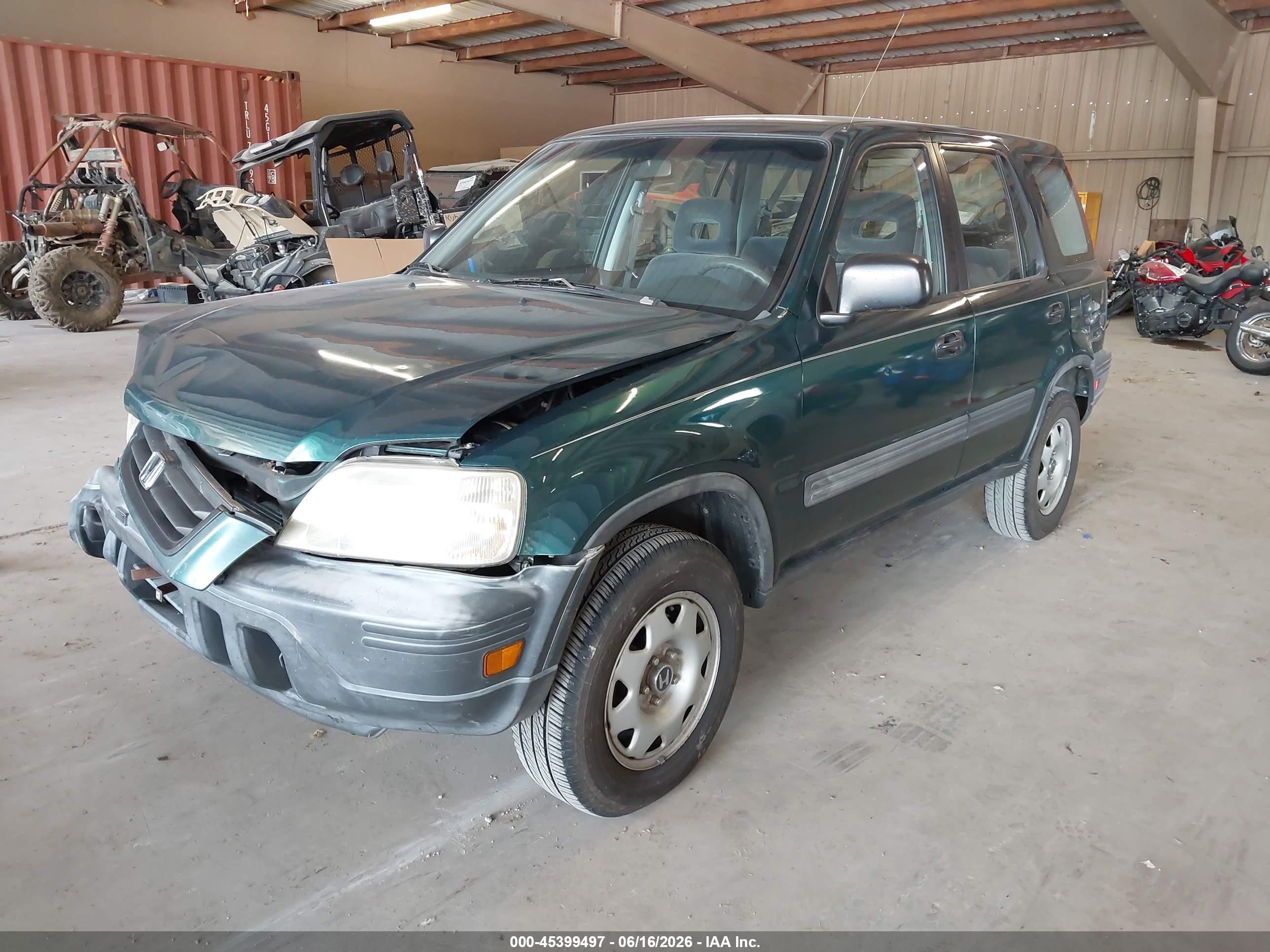 2000 Honda Cr-v Lx Green vin: JHLRD184XYC061295