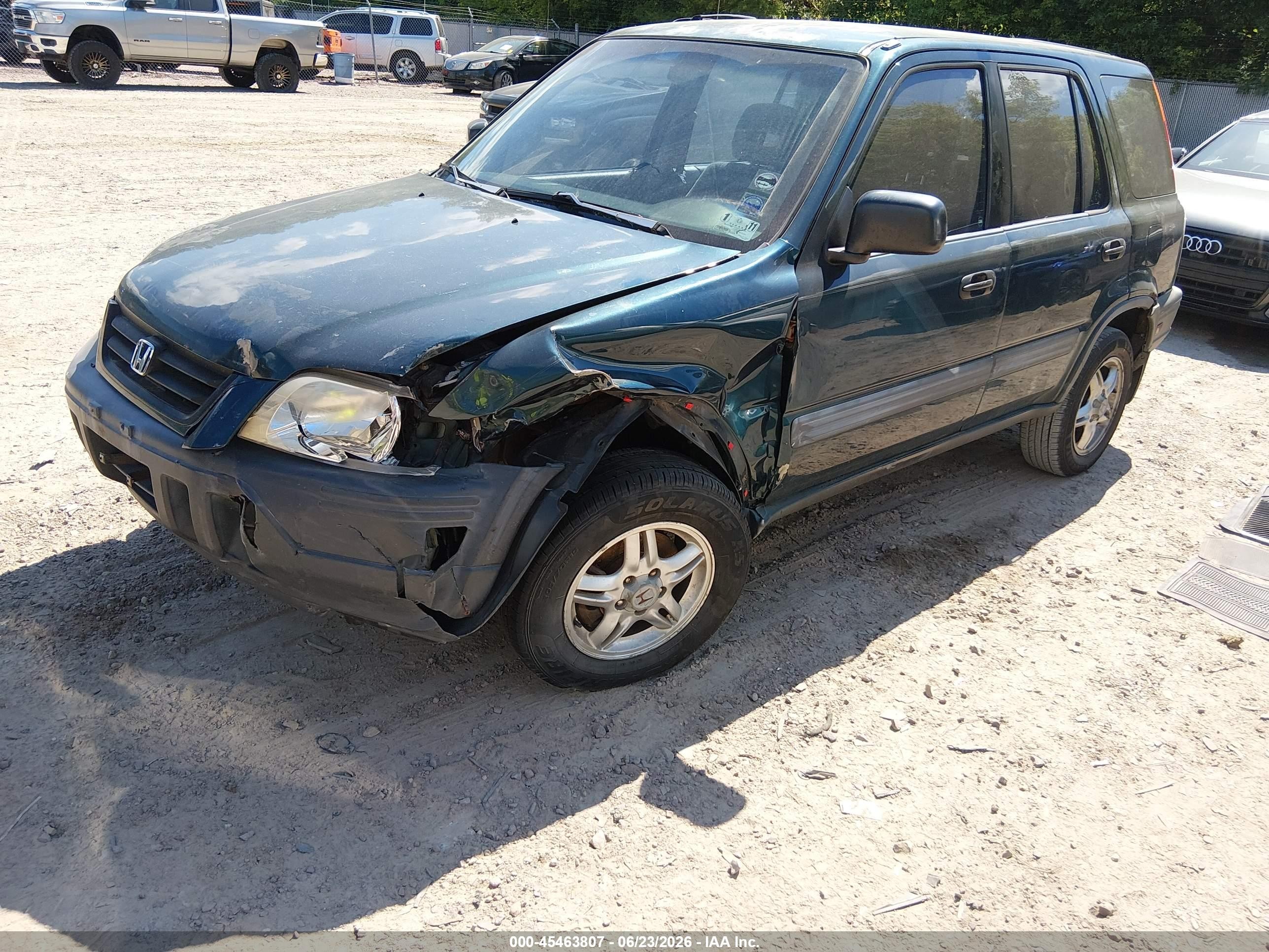 1997 Honda Cr-v   Зеленый vin: JHLRD1850VC041707