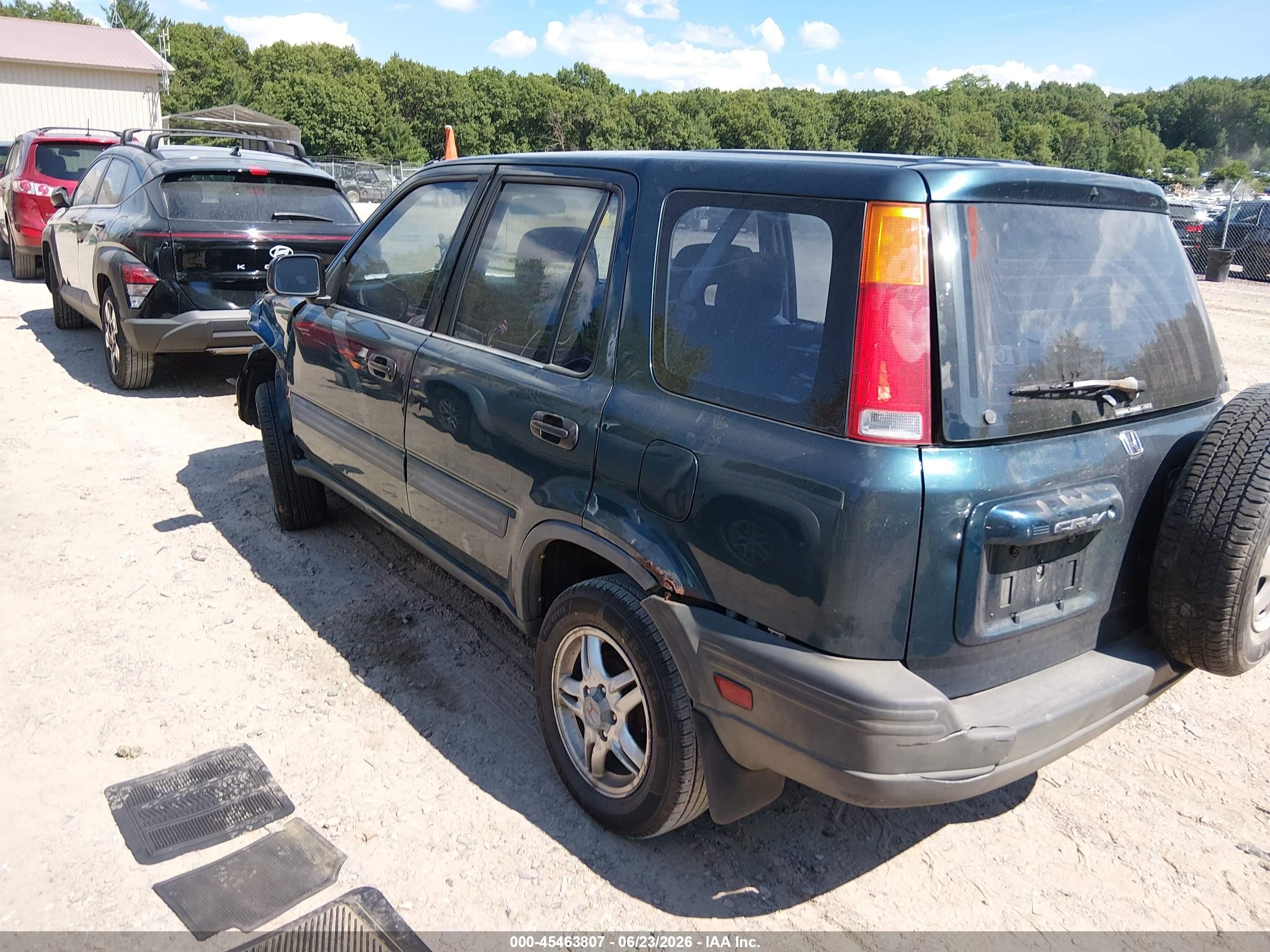 1997 Honda Cr-v   Зеленый vin: JHLRD1850VC041707