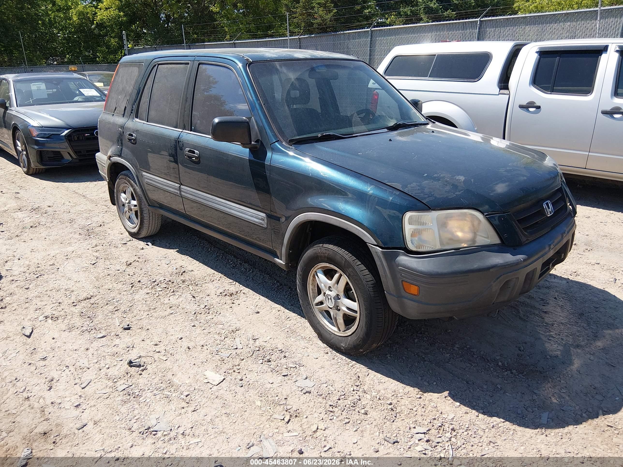 1997 Honda Cr-v   Green vin: JHLRD1850VC041707
