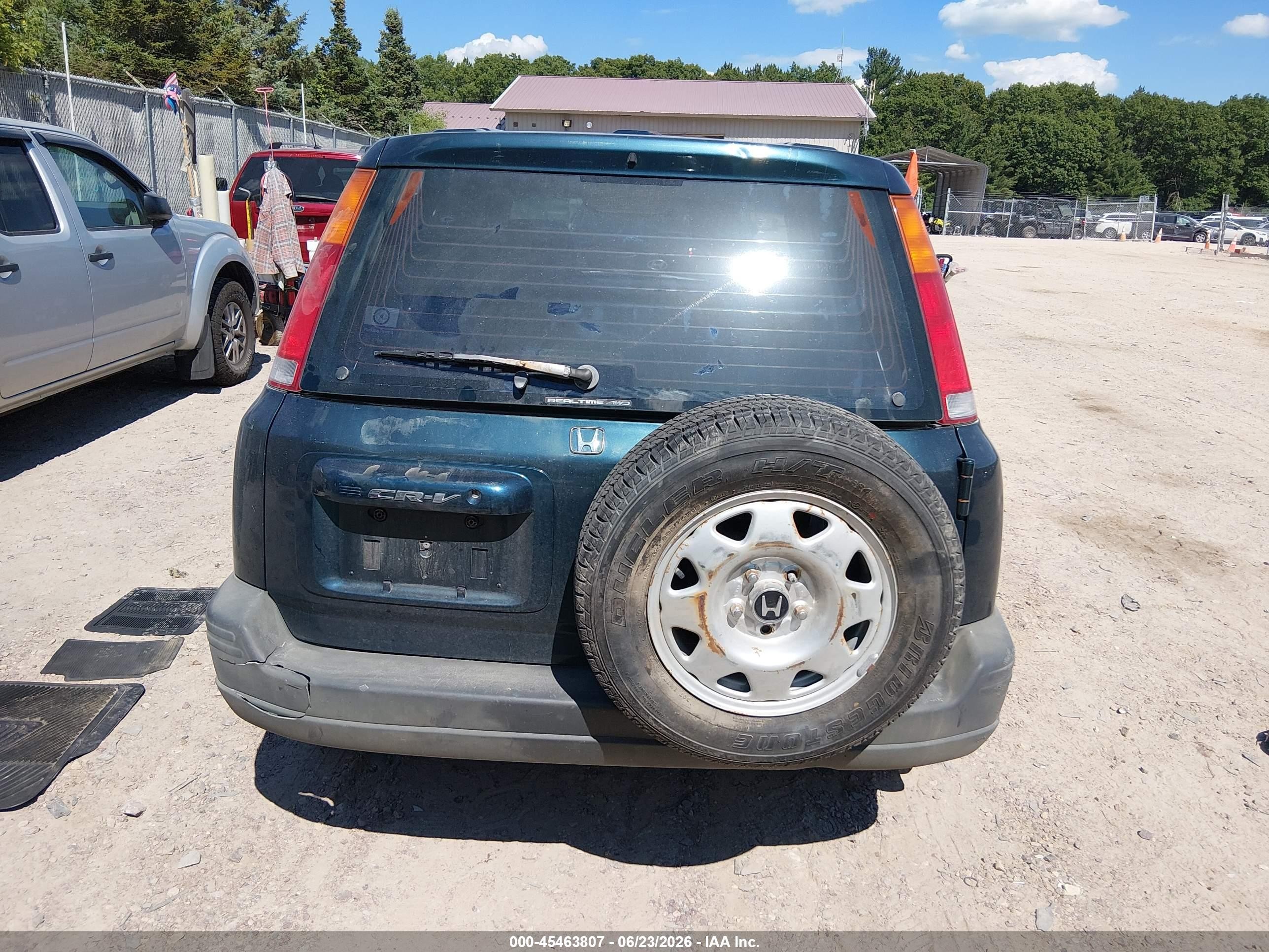 1997 Honda Cr-v   Зеленый vin: JHLRD1850VC041707