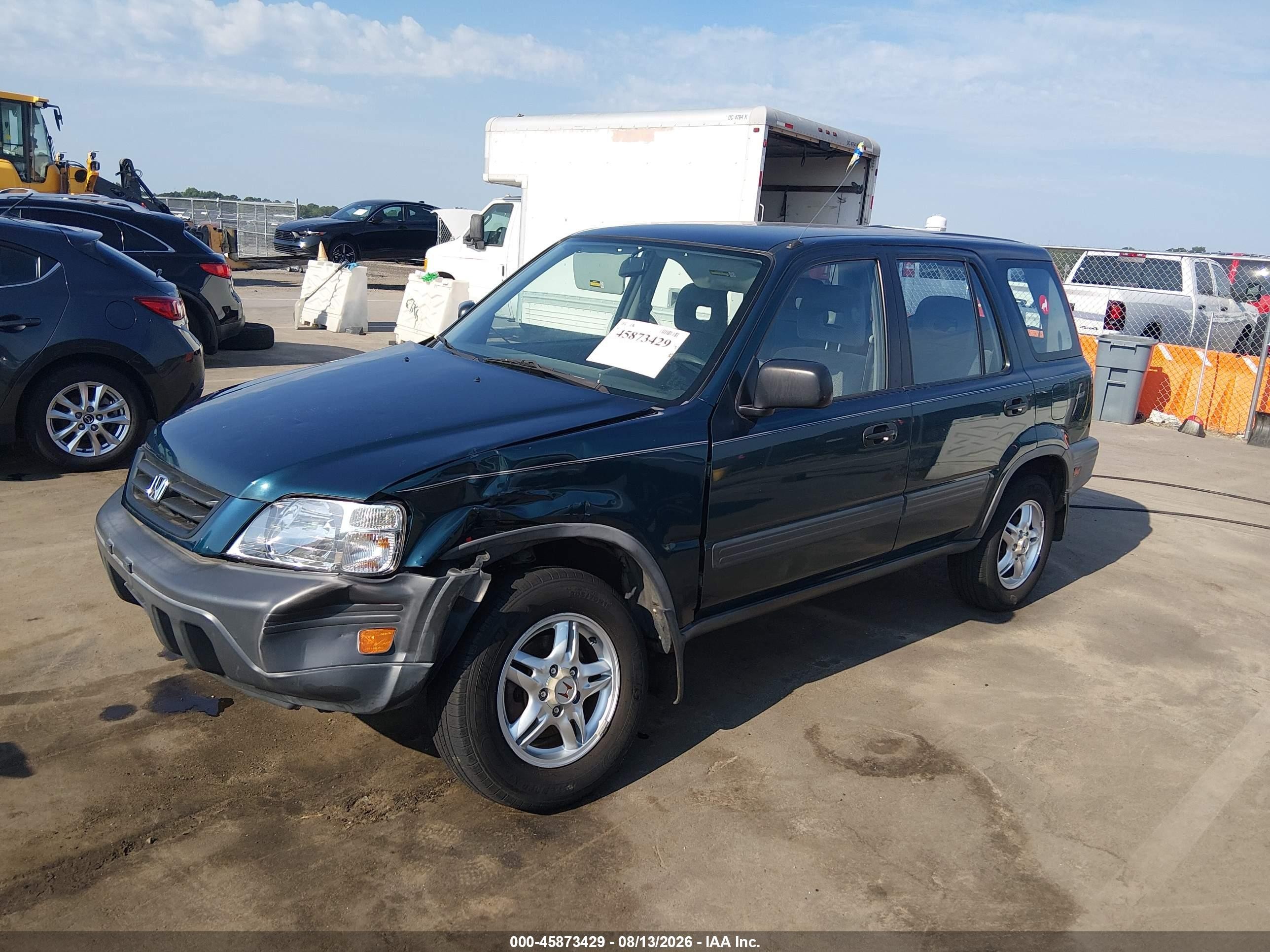 1997 Honda Cr-v   Green vin: JHLRD1850VC062556