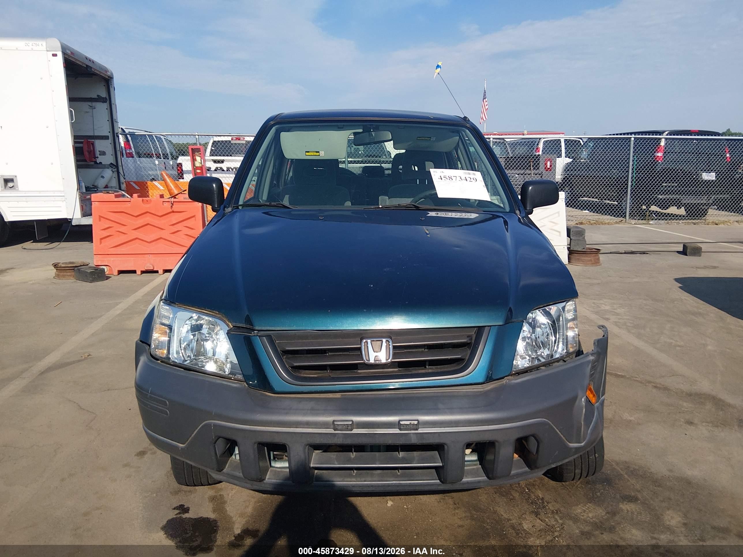 1997 Honda Cr-v   Green vin: JHLRD1850VC062556