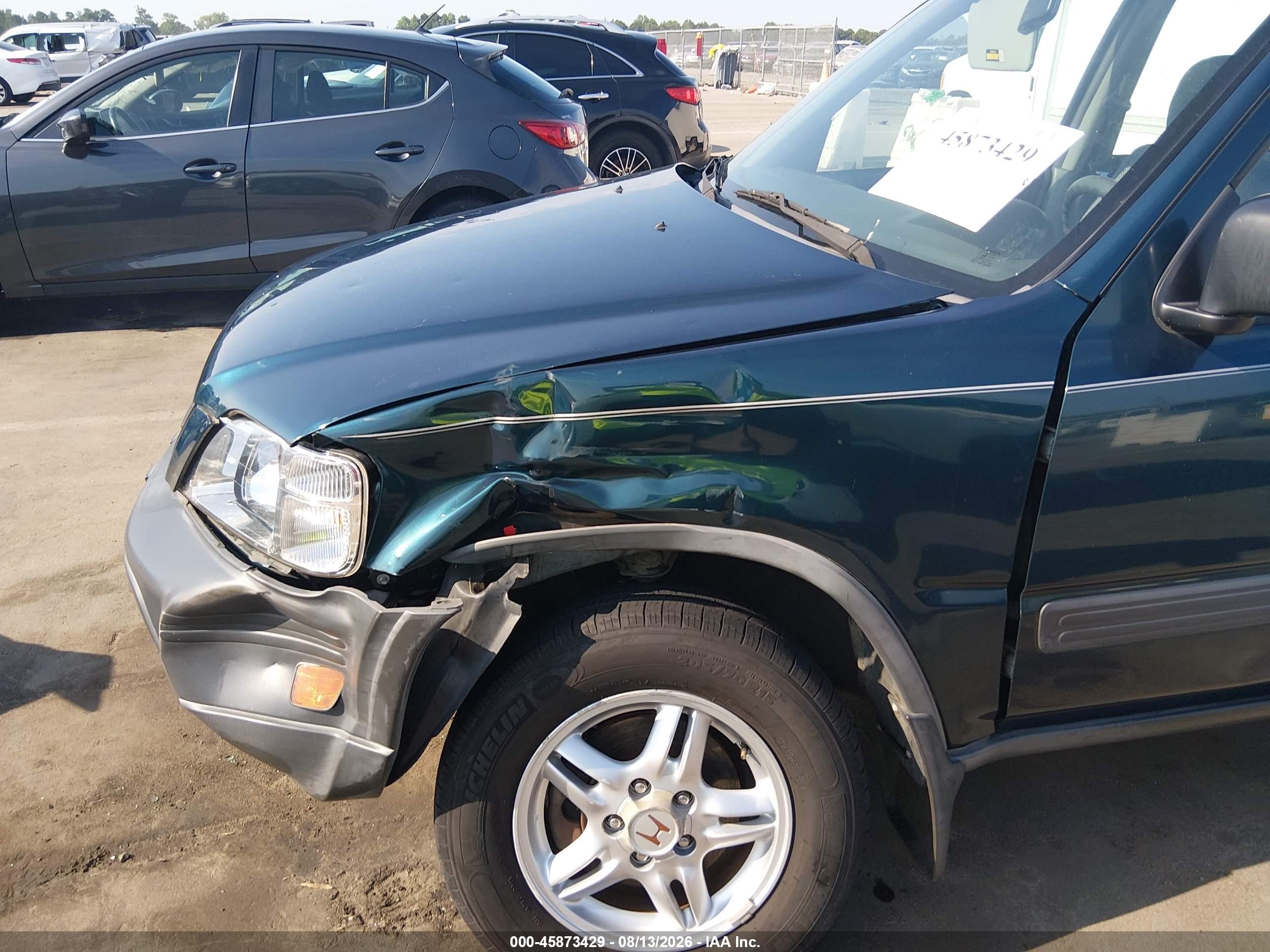 1997 Honda Cr-v   Green vin: JHLRD1850VC062556