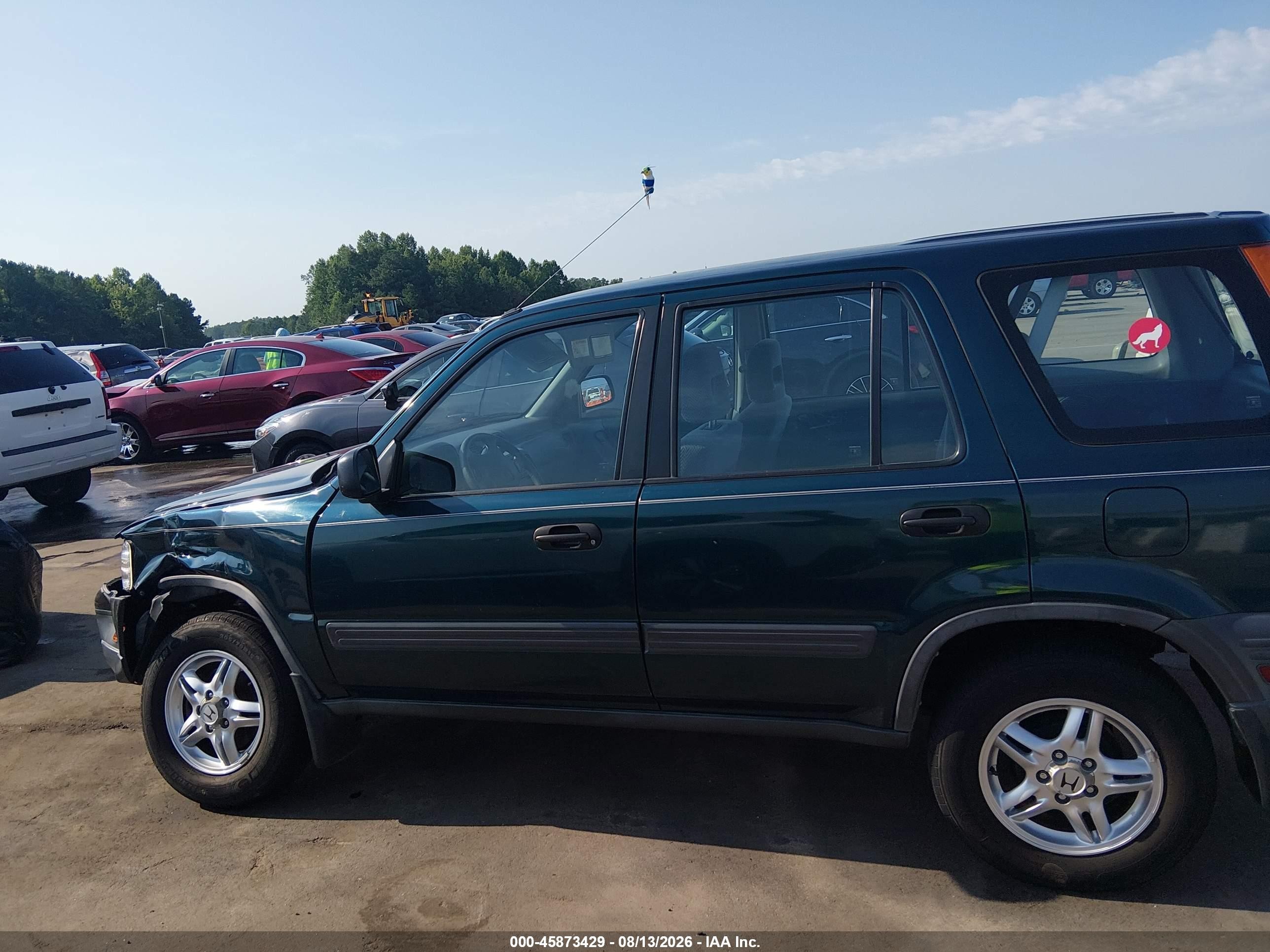 1997 Honda Cr-v   Green vin: JHLRD1850VC062556
