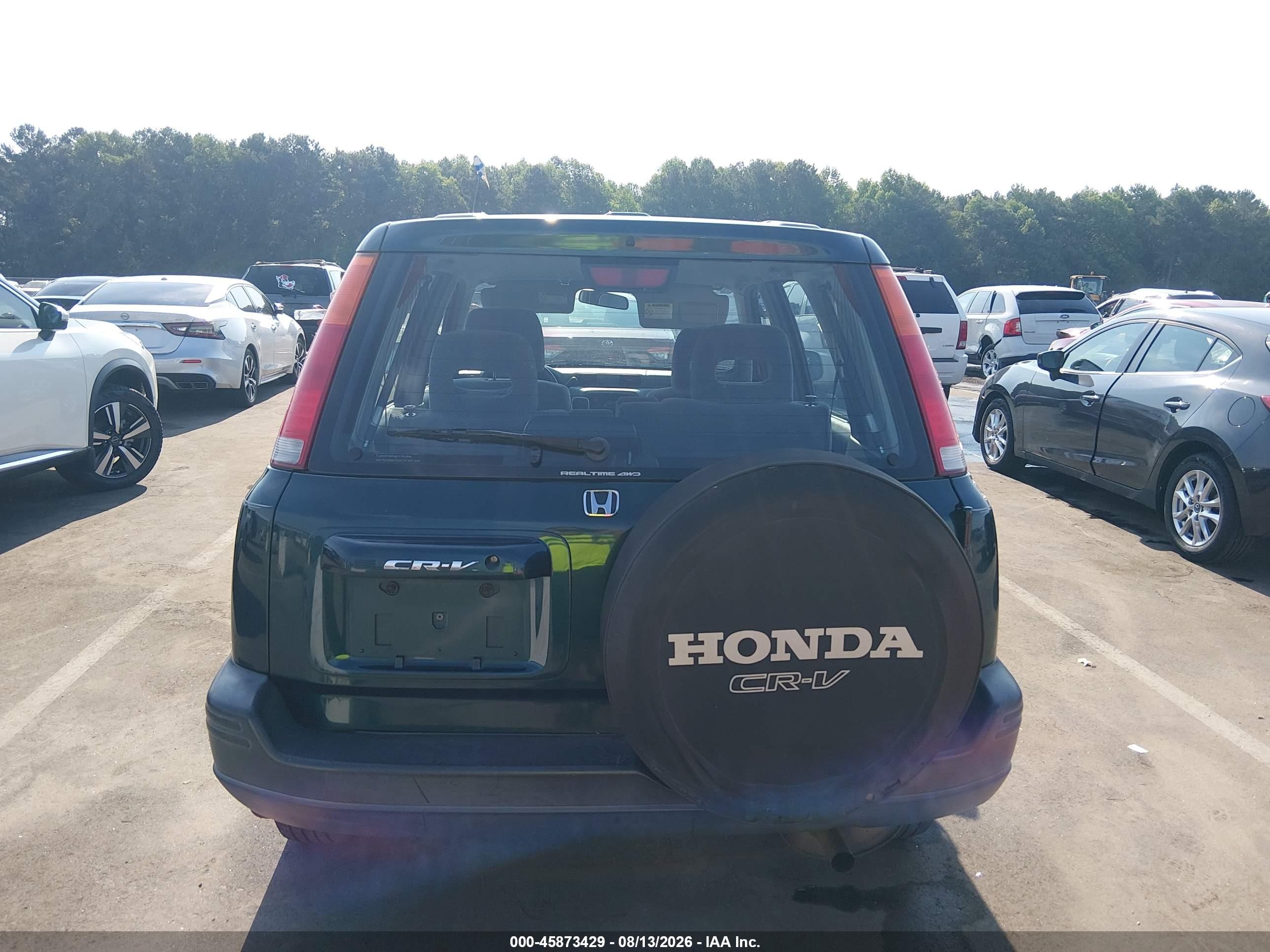 1997 Honda Cr-v   Green vin: JHLRD1850VC062556