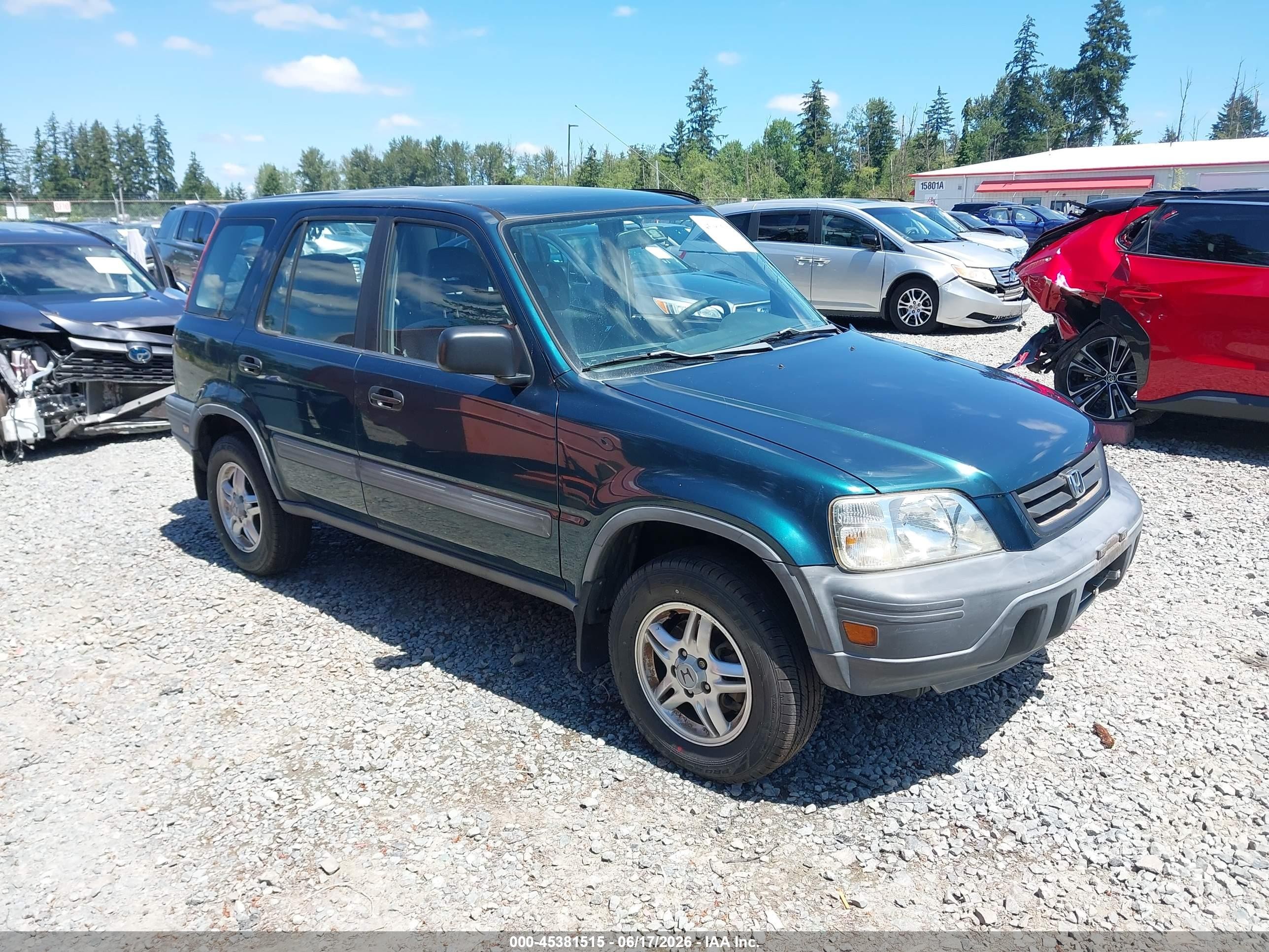 1997 Honda Cr-v   Green vin: JHLRD1851VC042395