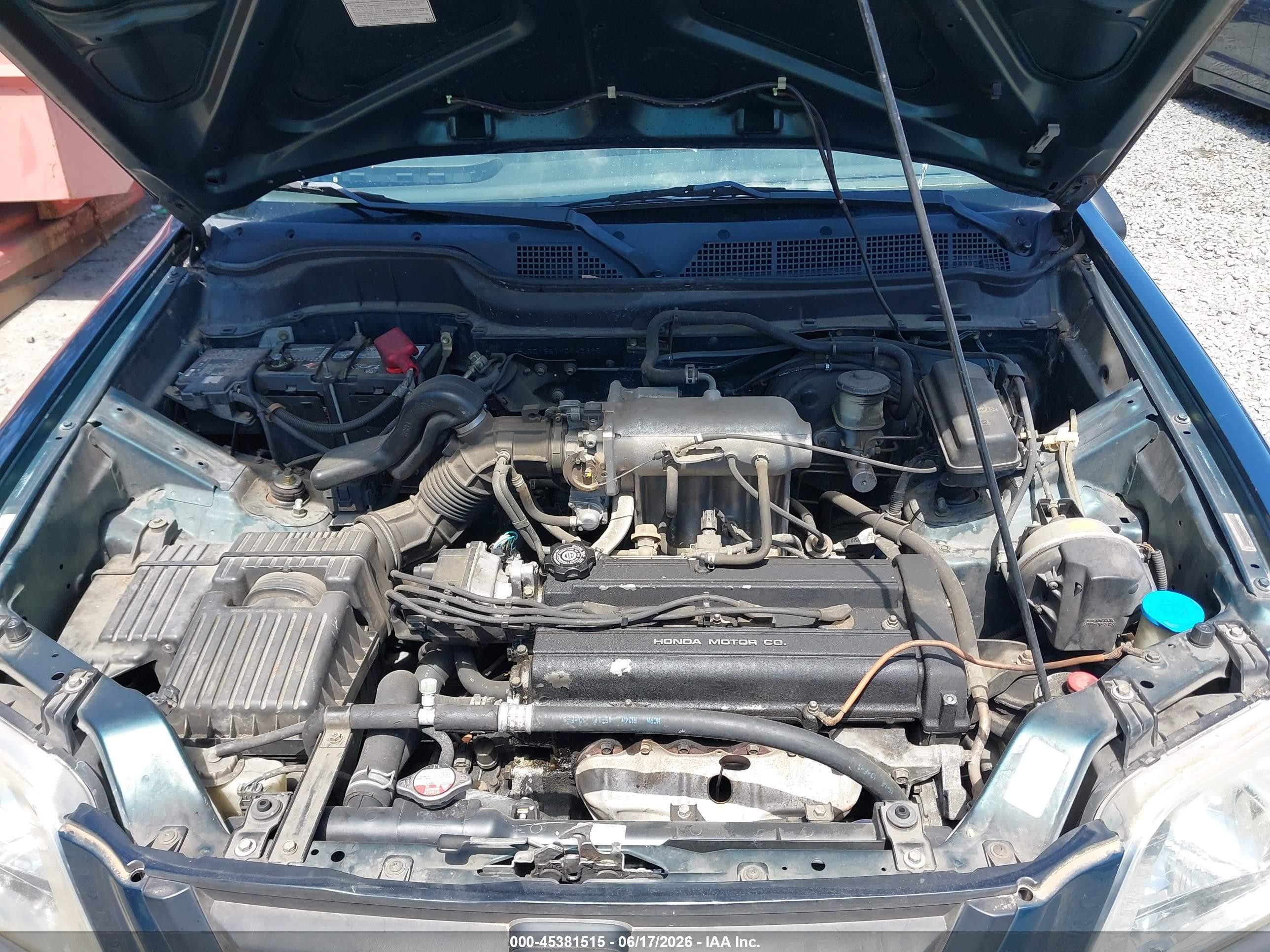 1997 Honda Cr-v   Зеленый vin: JHLRD1851VC042395