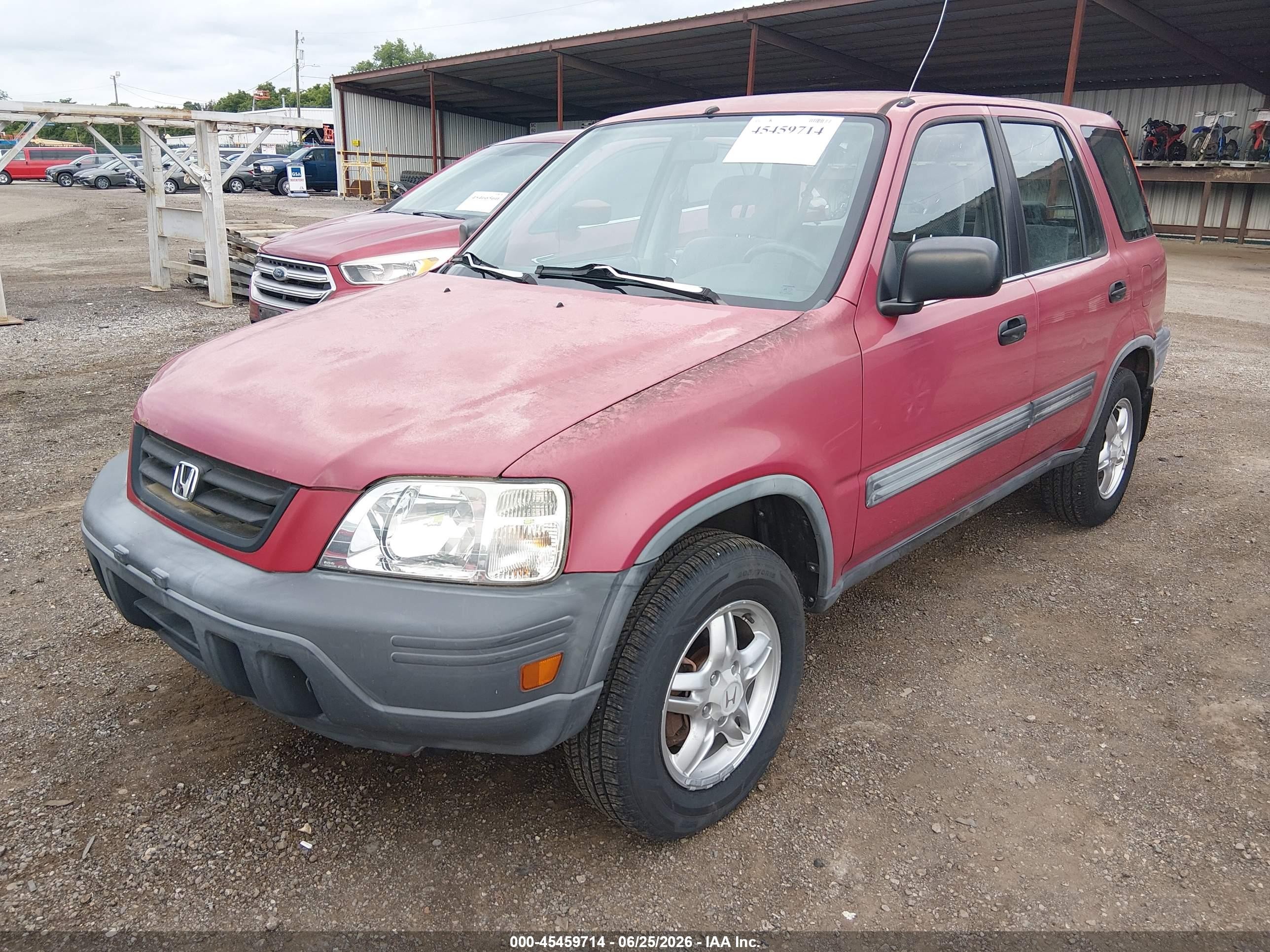 1997 Honda Cr-v   Red vin: JHLRD1851VC068804
