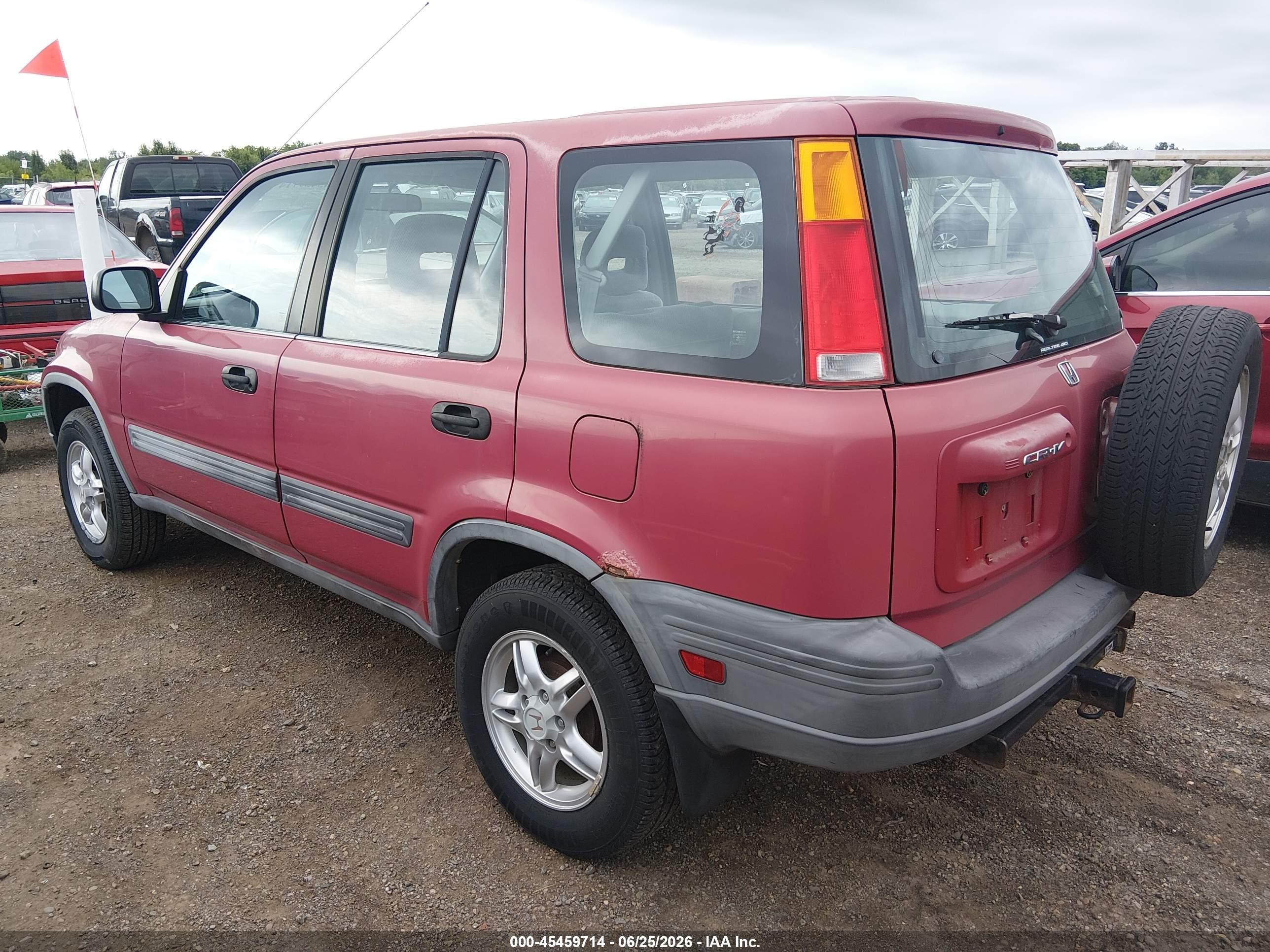 1997 Honda Cr-v   Red vin: JHLRD1851VC068804