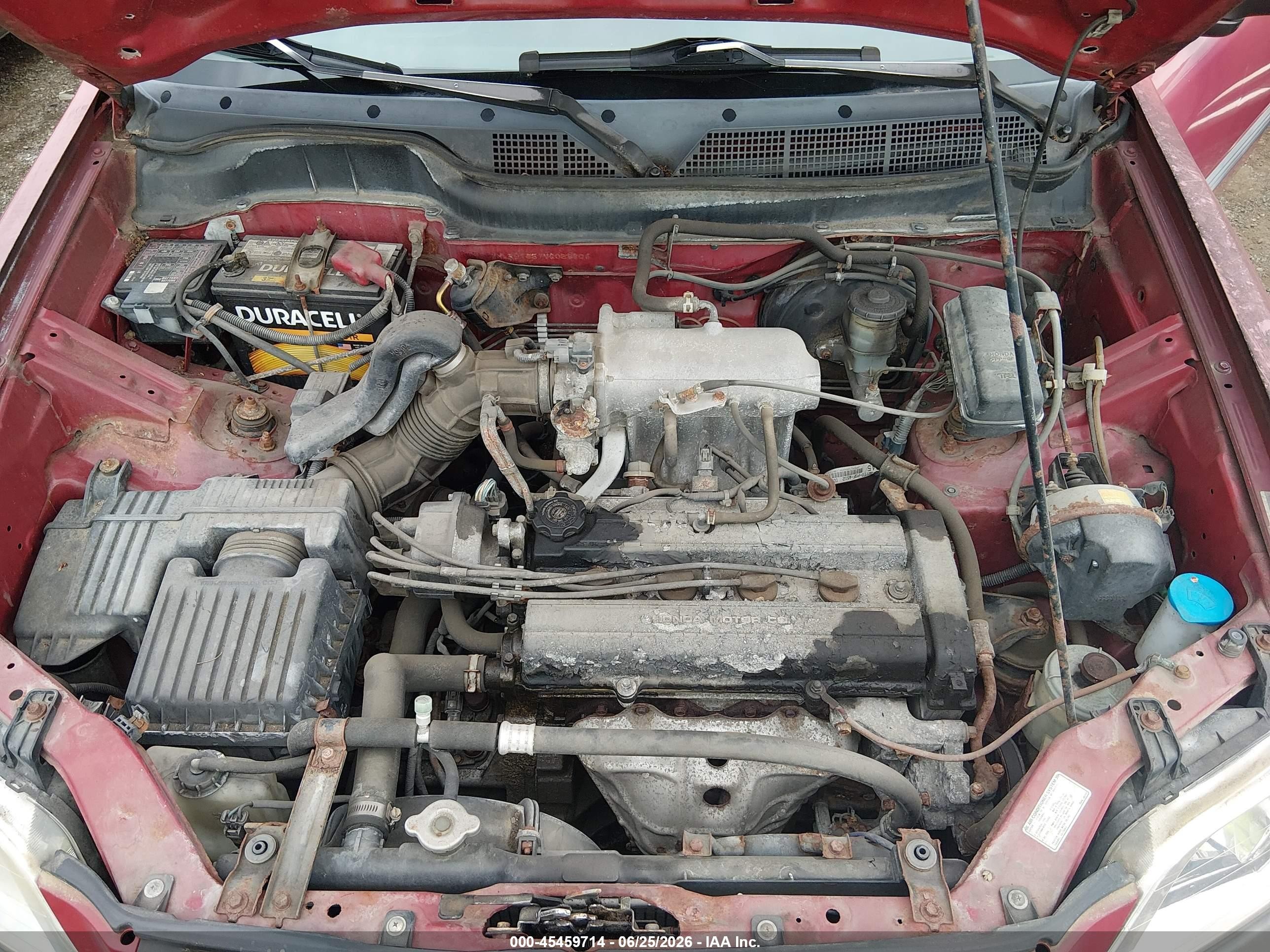 1997 Honda Cr-v   Red vin: JHLRD1851VC068804