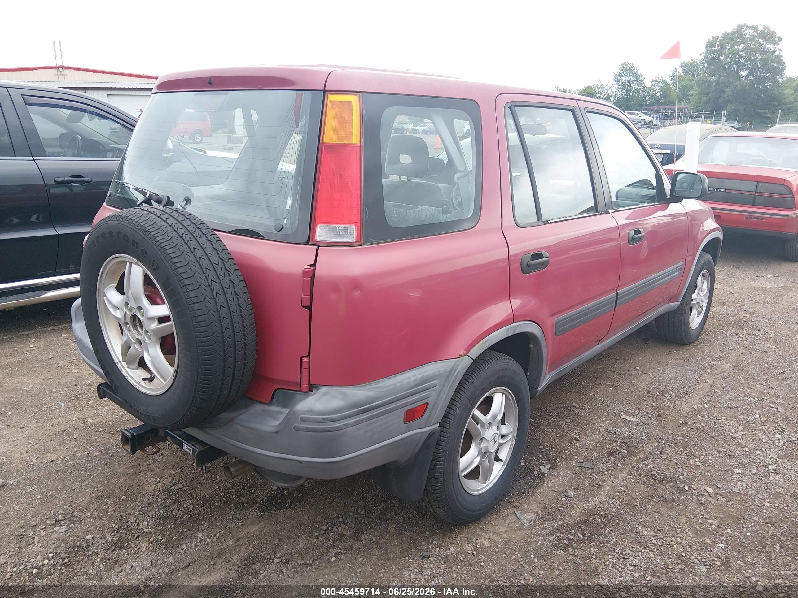 1997 Honda Cr-v   Red vin: JHLRD1851VC068804