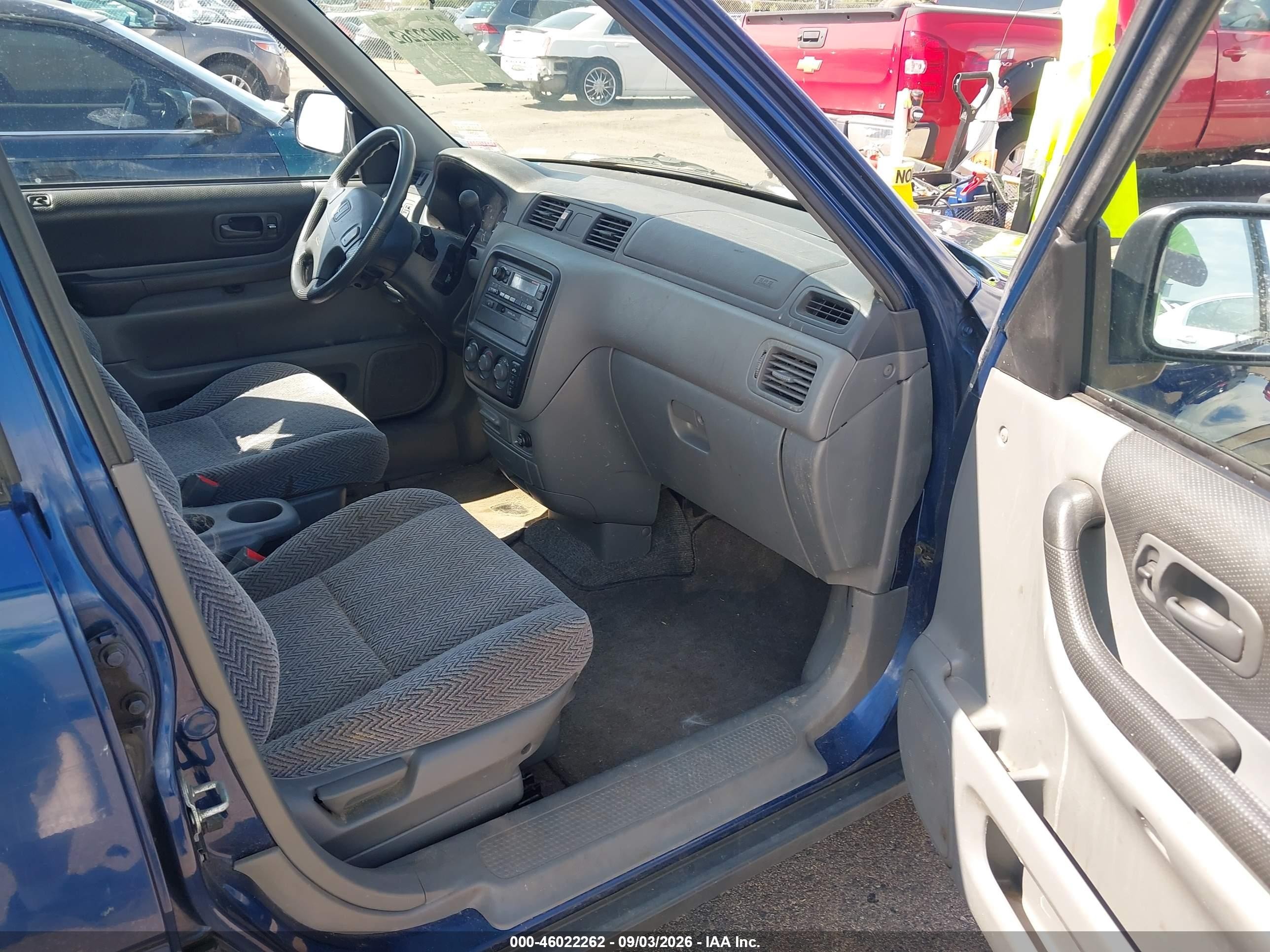 1997 Honda Cr-v   Blue vin: JHLRD1852VC015528