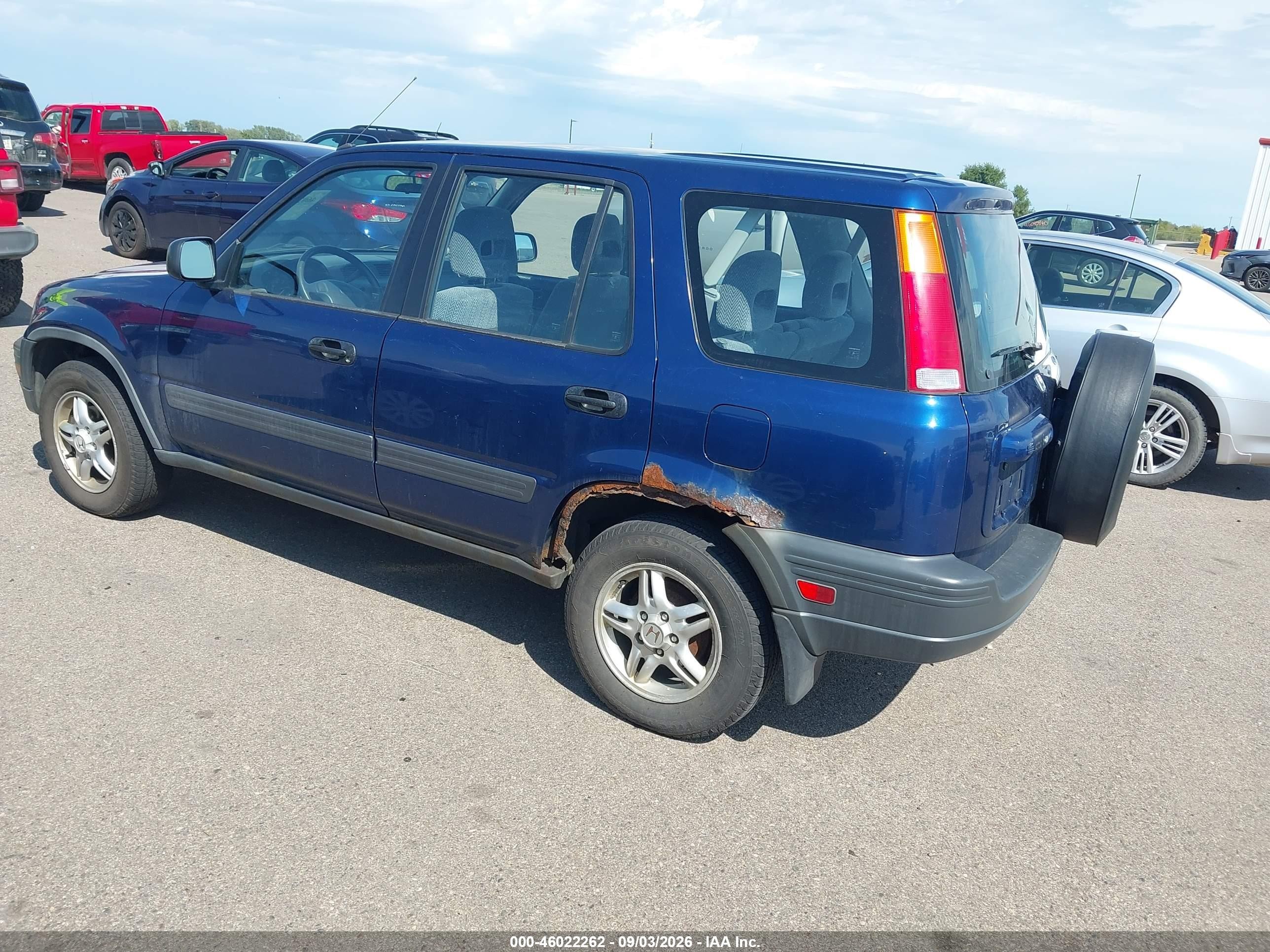 1997 Honda Cr-v   Blue vin: JHLRD1852VC015528