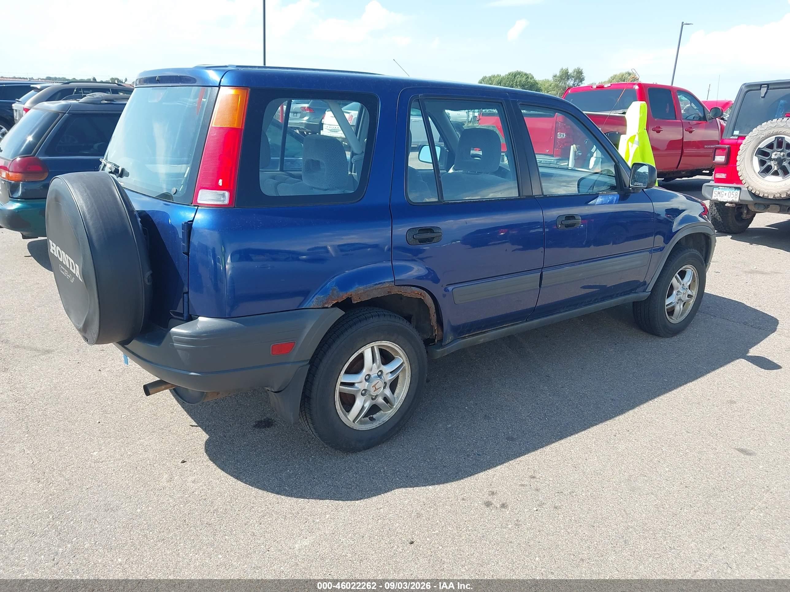 1997 Honda Cr-v   Blue vin: JHLRD1852VC015528