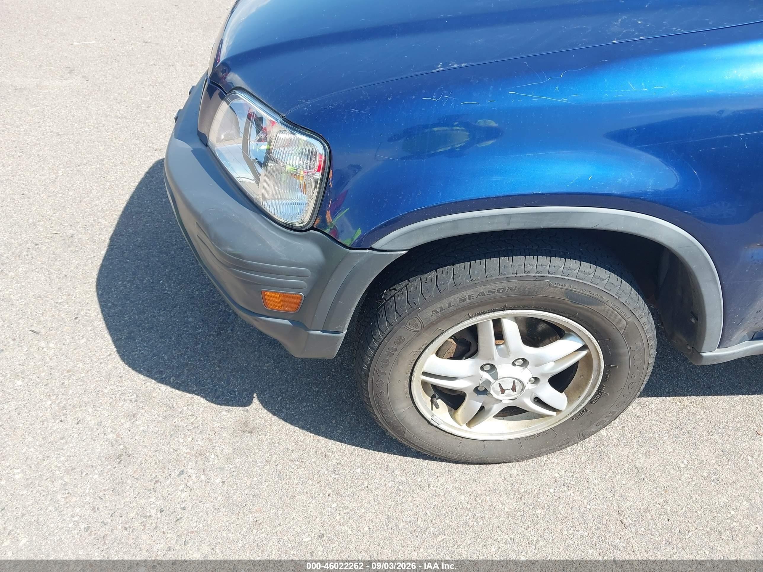 1997 Honda Cr-v   Blue vin: JHLRD1852VC015528