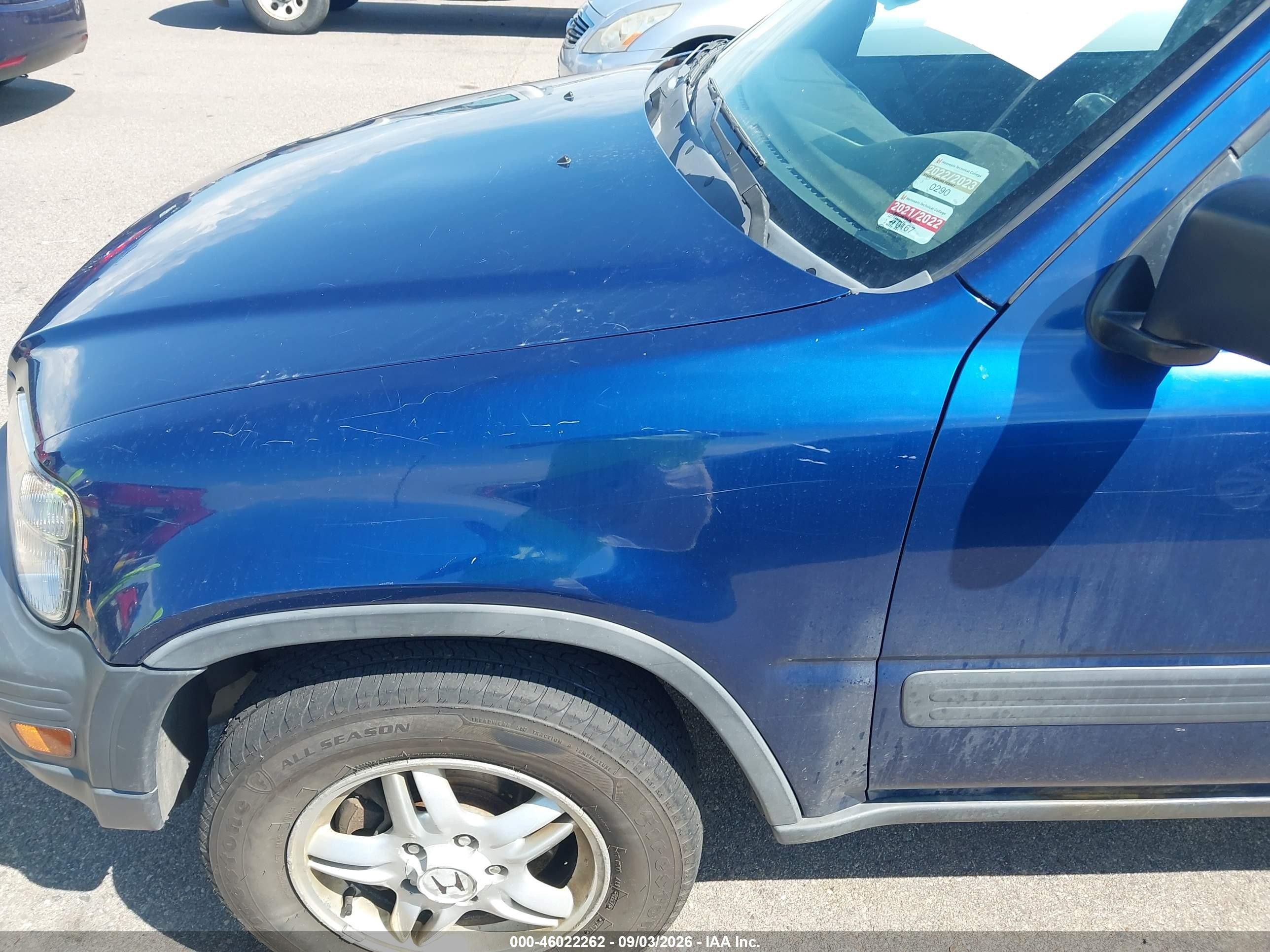 1997 Honda Cr-v   Blue vin: JHLRD1852VC015528