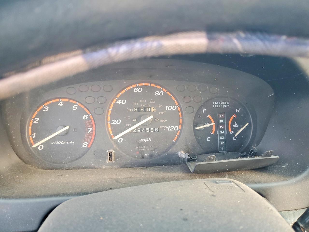1997 Honda Cr-v Lx Blue vin: JHLRD1852VC048027