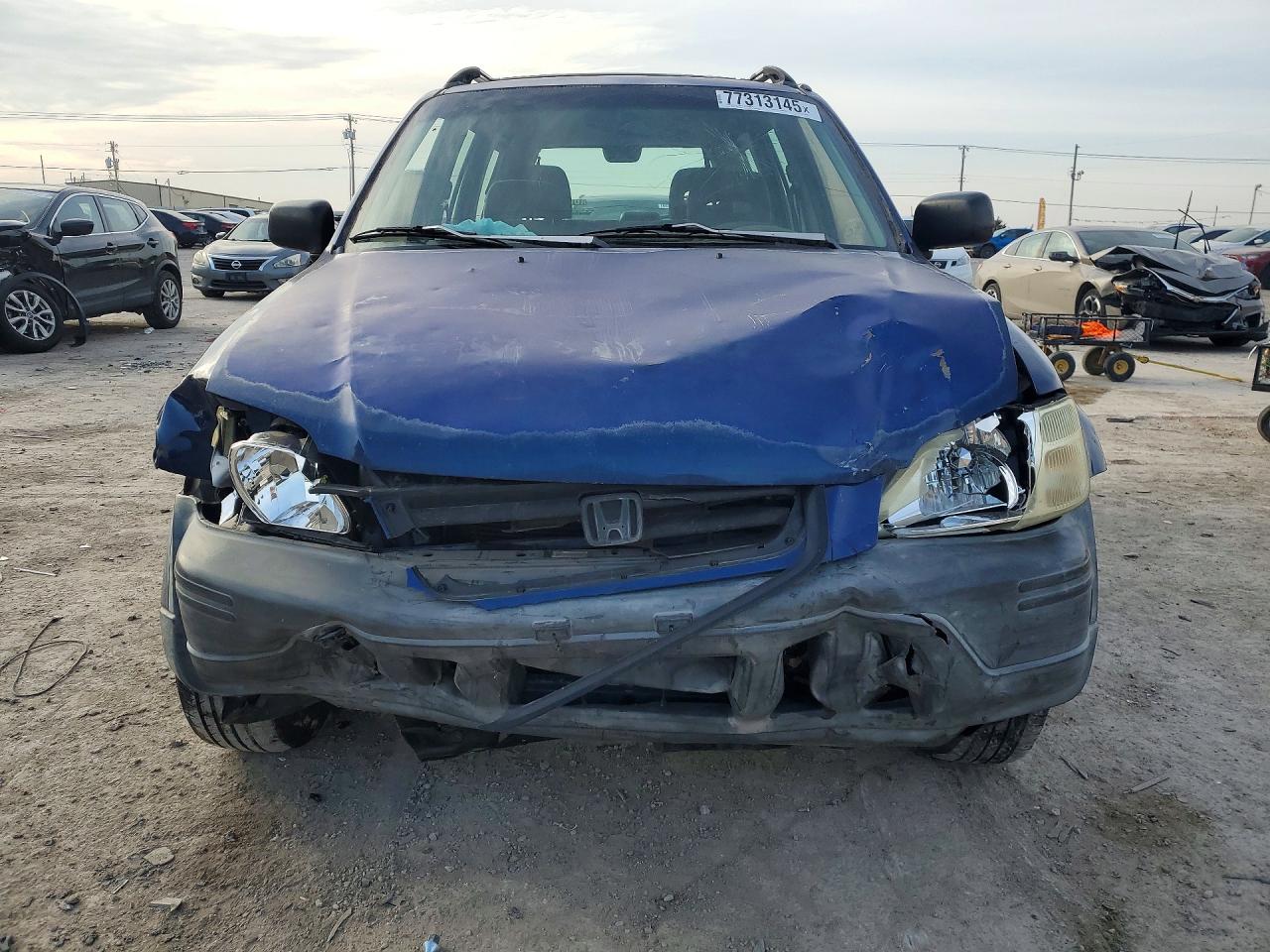 1997 Honda Cr-v Lx Blue vin: JHLRD1852VC048027