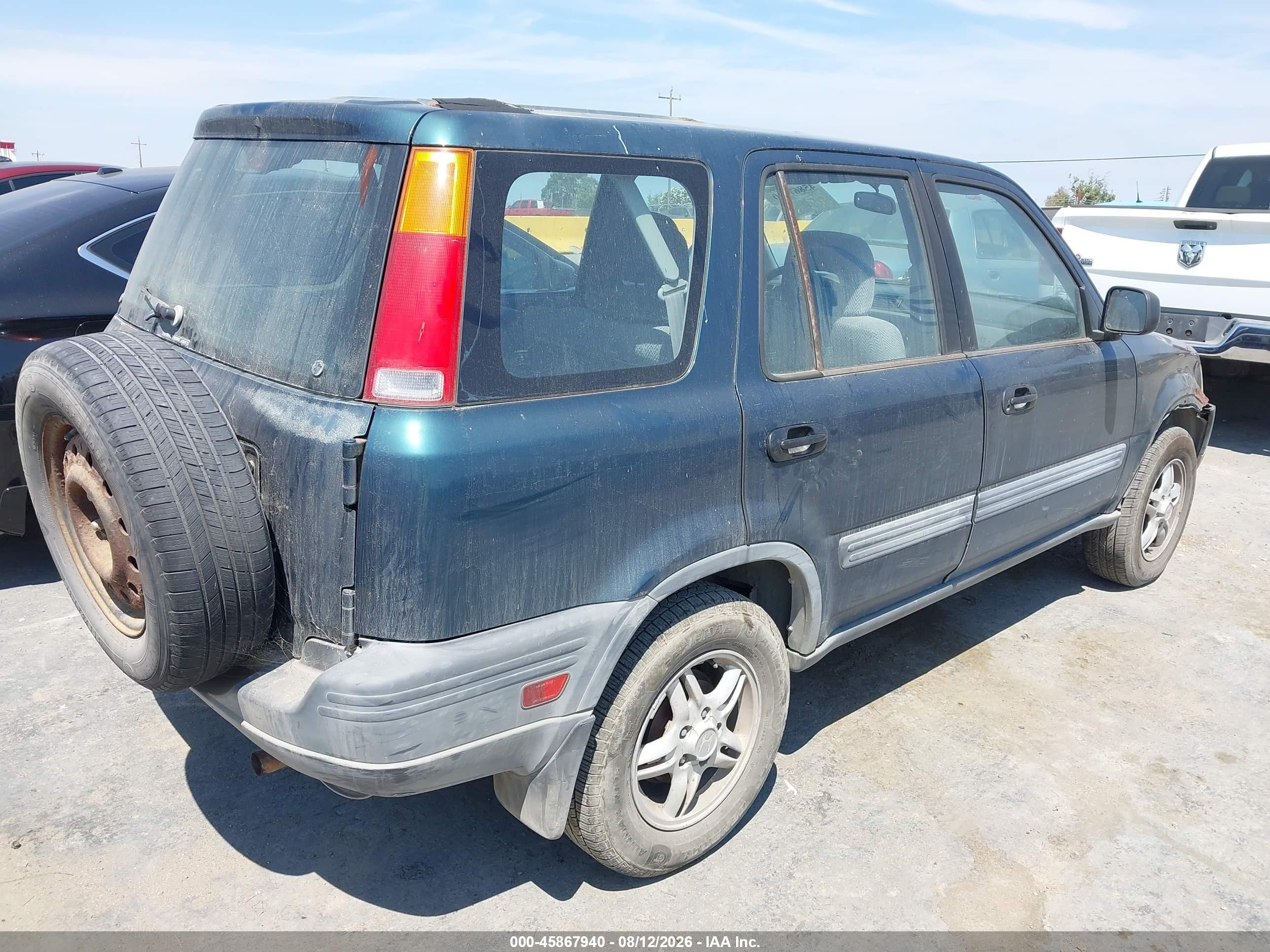 1997 Honda Cr-v   Green vin: JHLRD1852VC060095