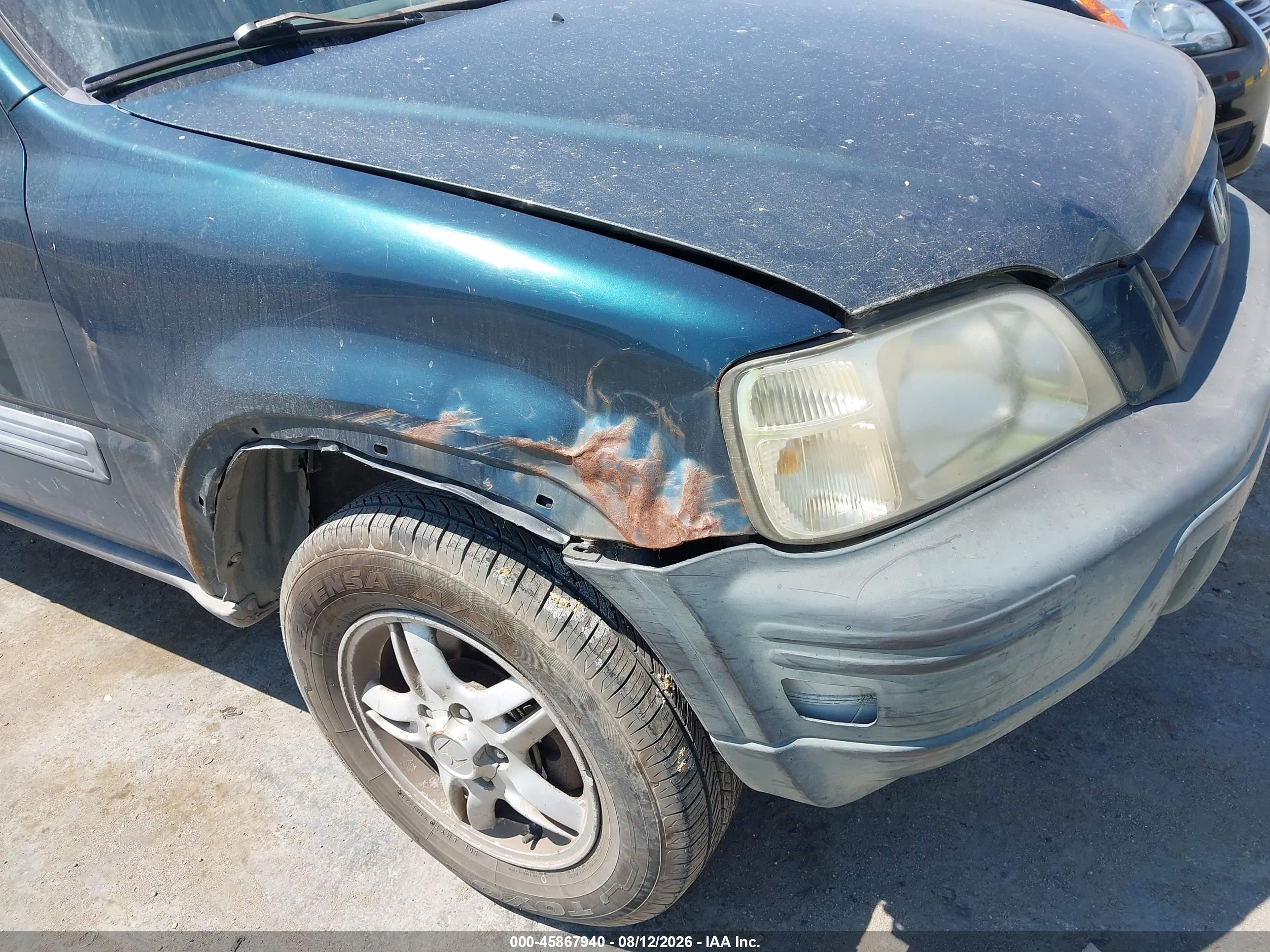 1997 Honda Cr-v   Green vin: JHLRD1852VC060095