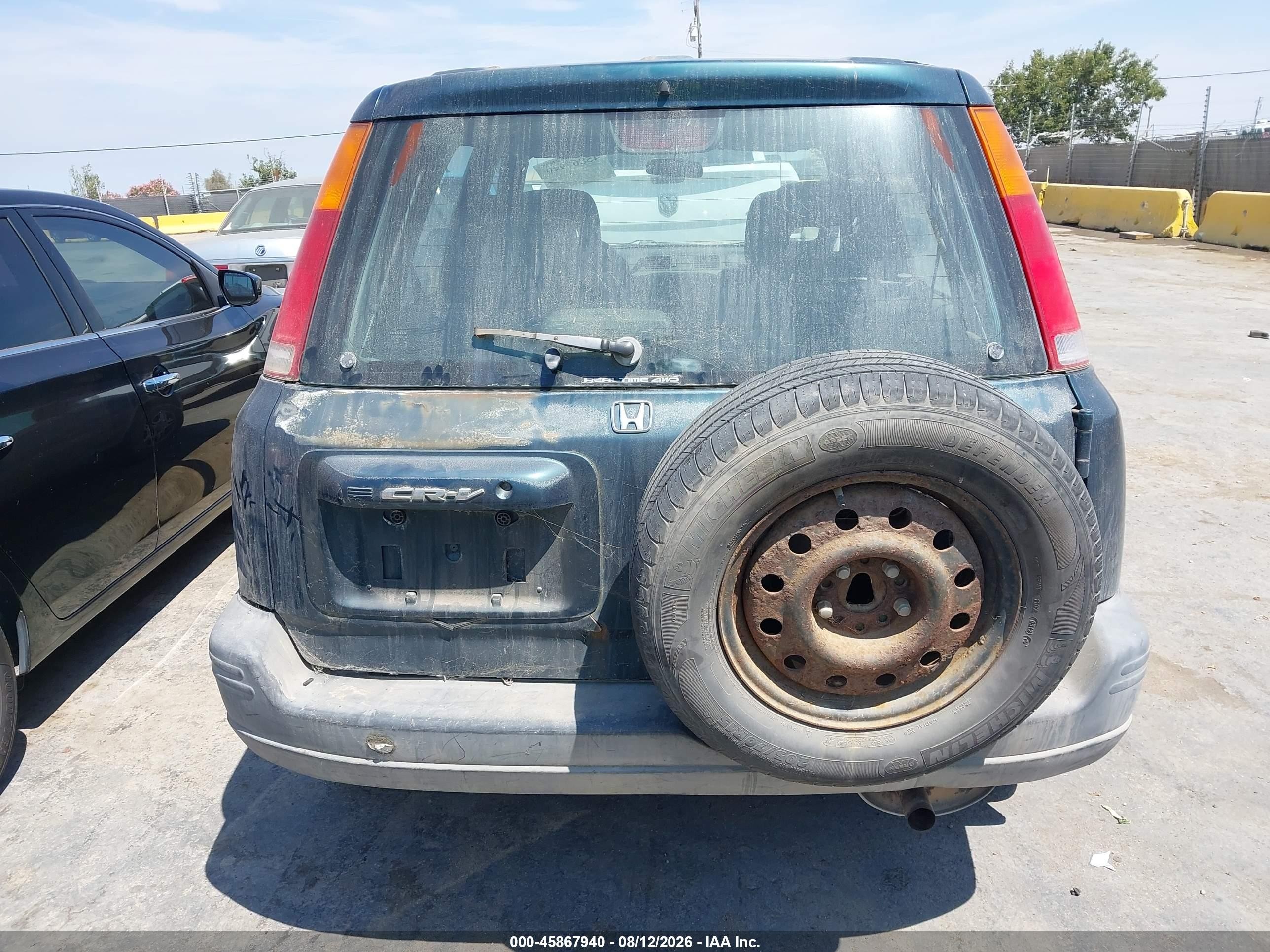 1997 Honda Cr-v   Green vin: JHLRD1852VC060095