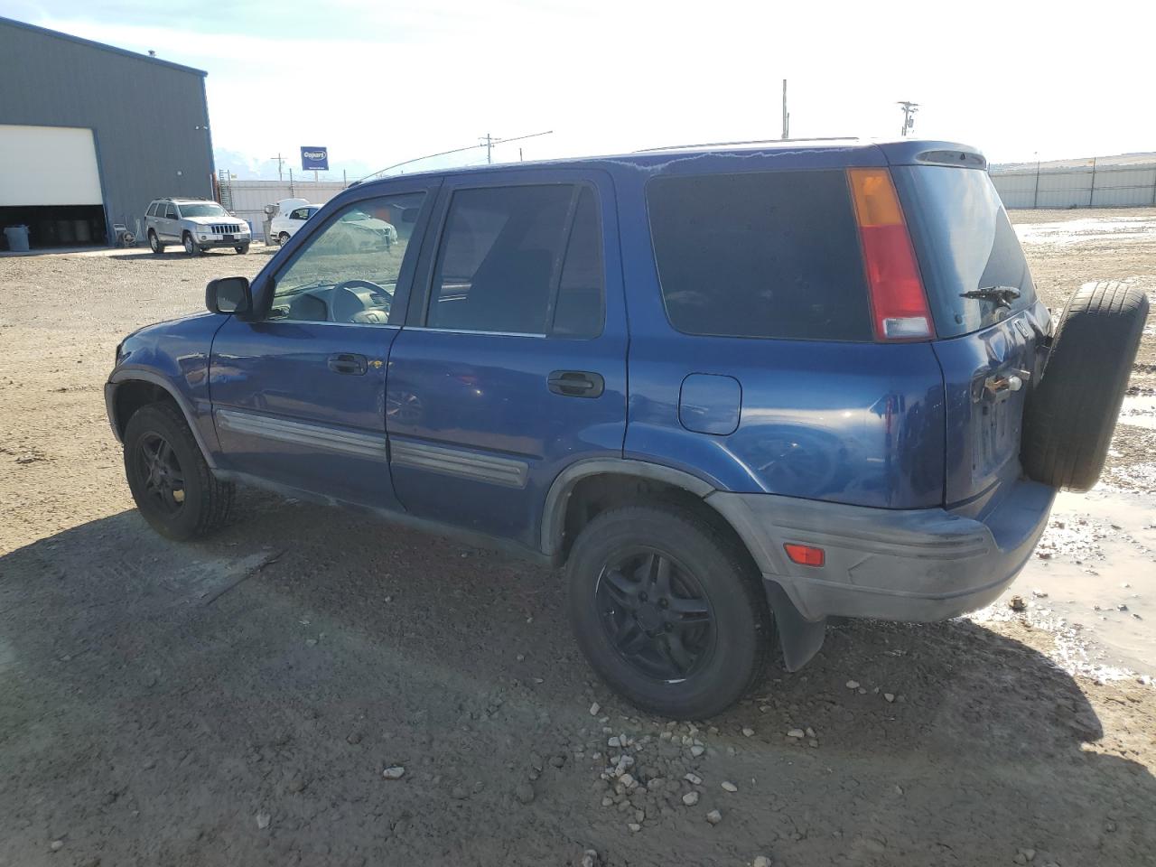 1997 Honda Cr-v Lx Blue vin: JHLRD1852VC070125
