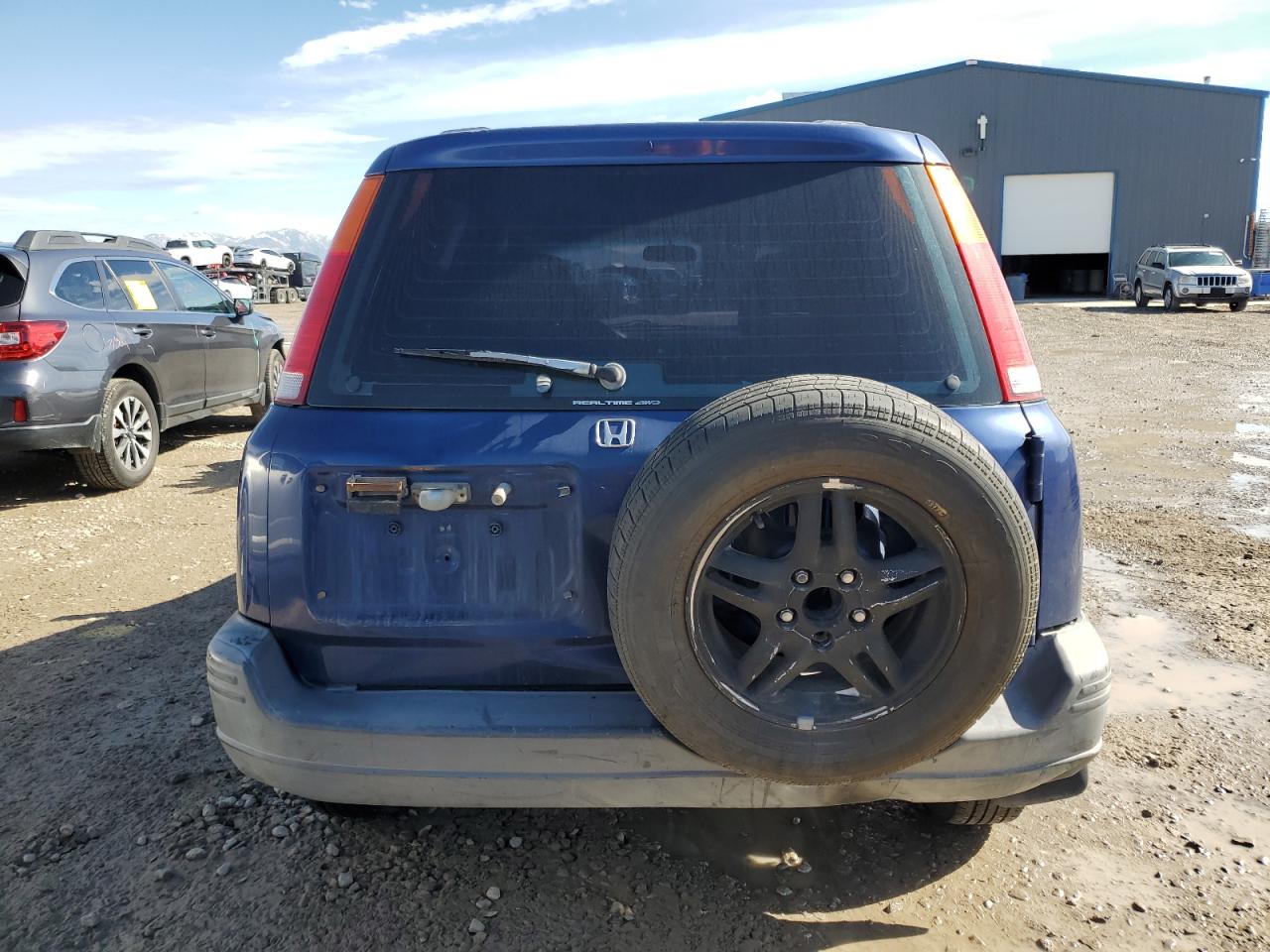 1997 Honda Cr-v Lx Blue vin: JHLRD1852VC070125