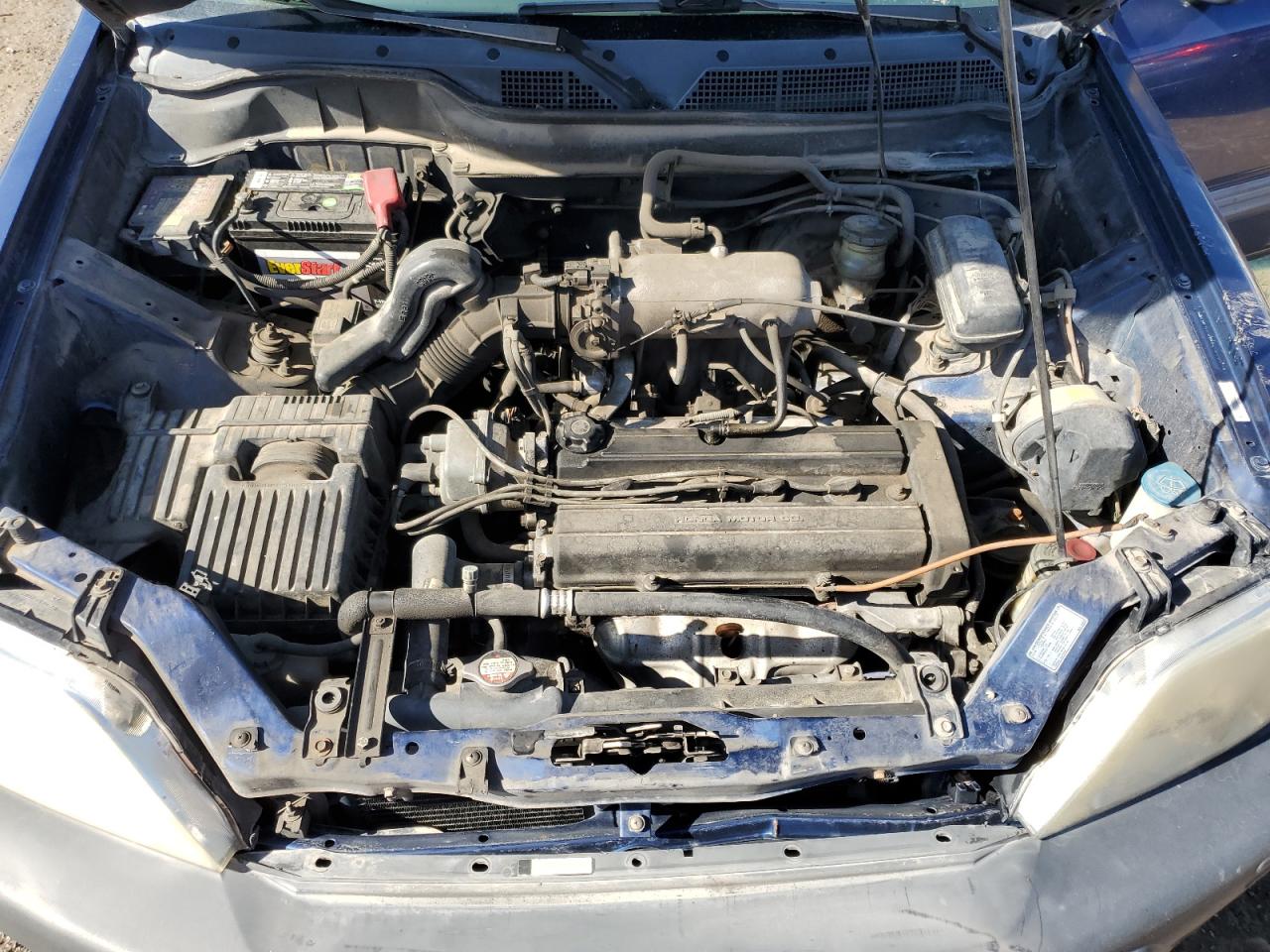 1997 Honda Cr-v Lx Blue vin: JHLRD1852VC070125