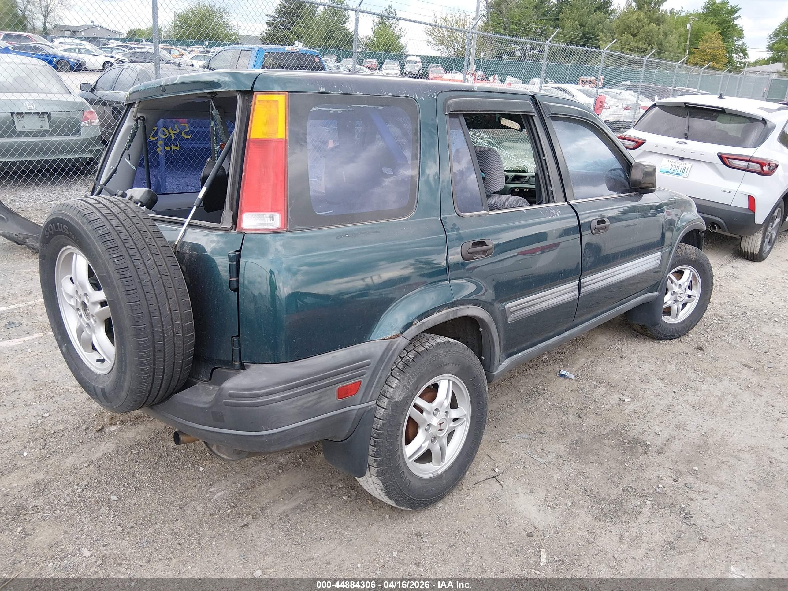 1997 Honda Cr-v   Green vin: JHLRD1853VC025405