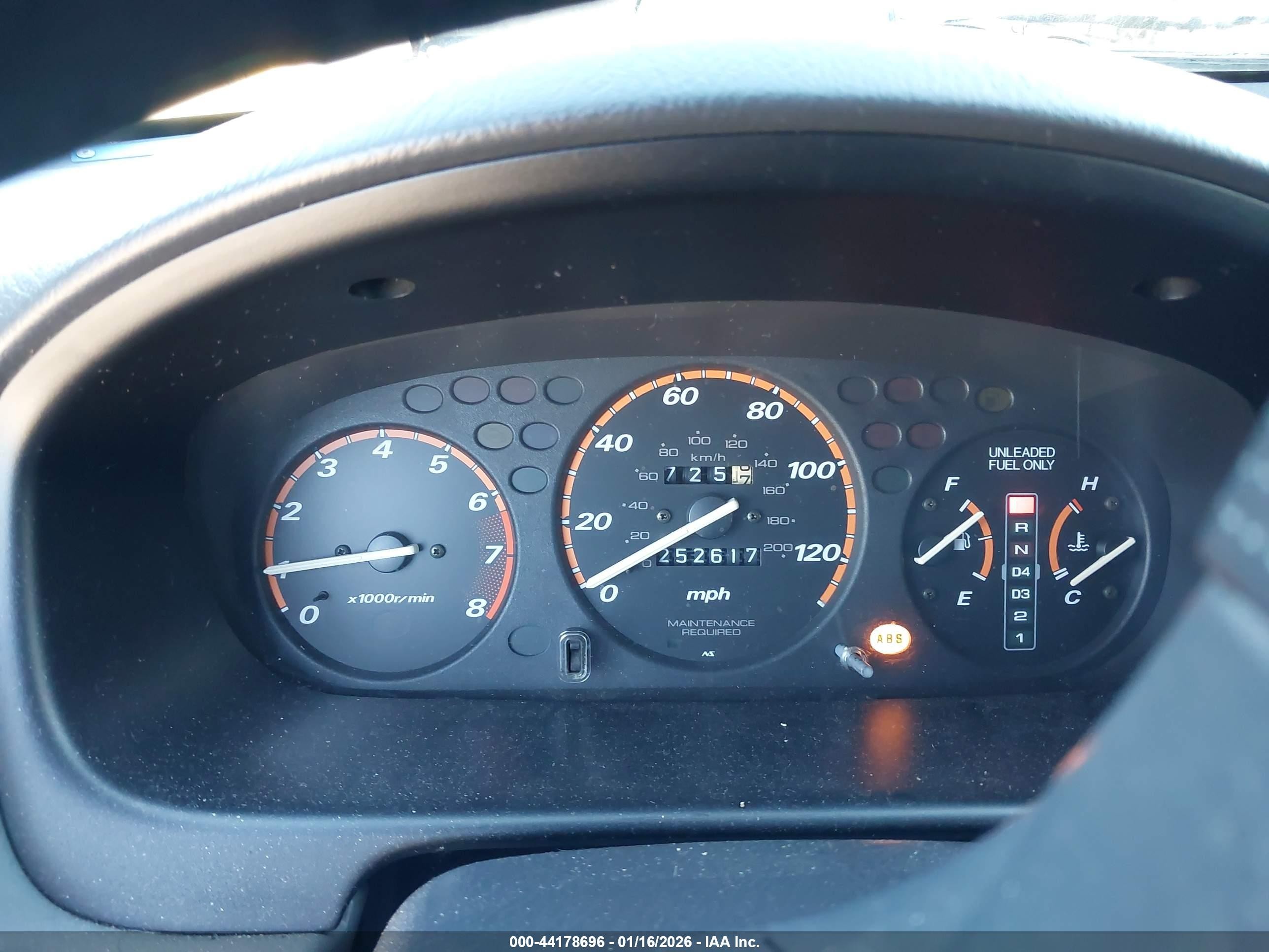1997 Honda Cr-v Blue vin: JHLRD1853VC038526