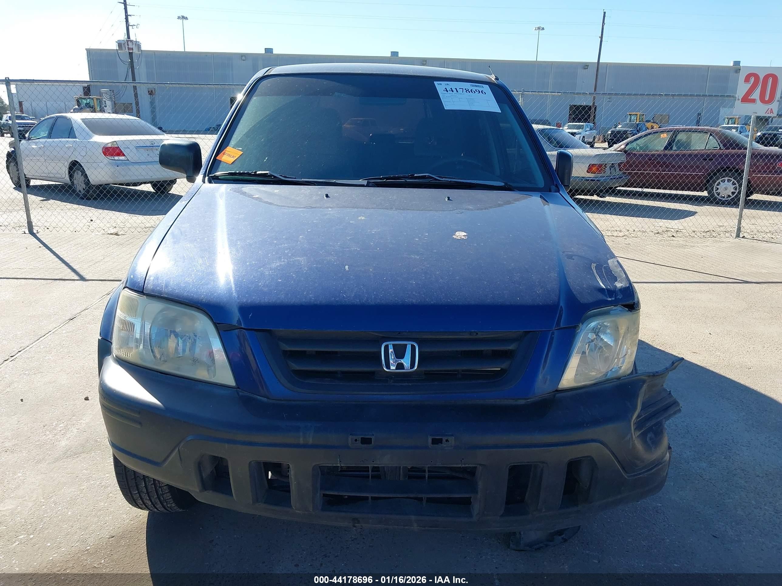 1997 Honda Cr-v Blue vin: JHLRD1853VC038526