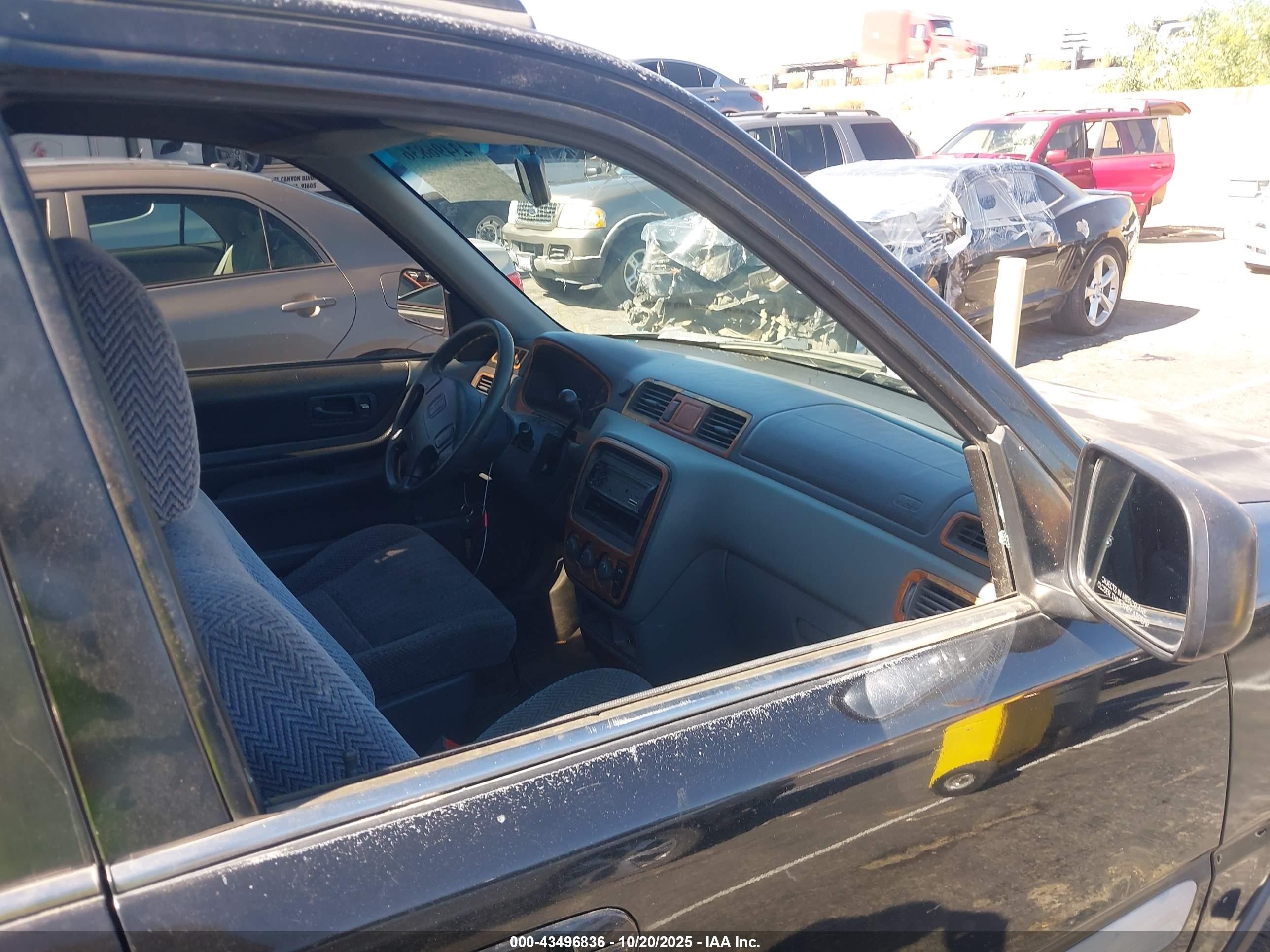 1997 Honda Cr-v Black vin: JHLRD1854VC036896