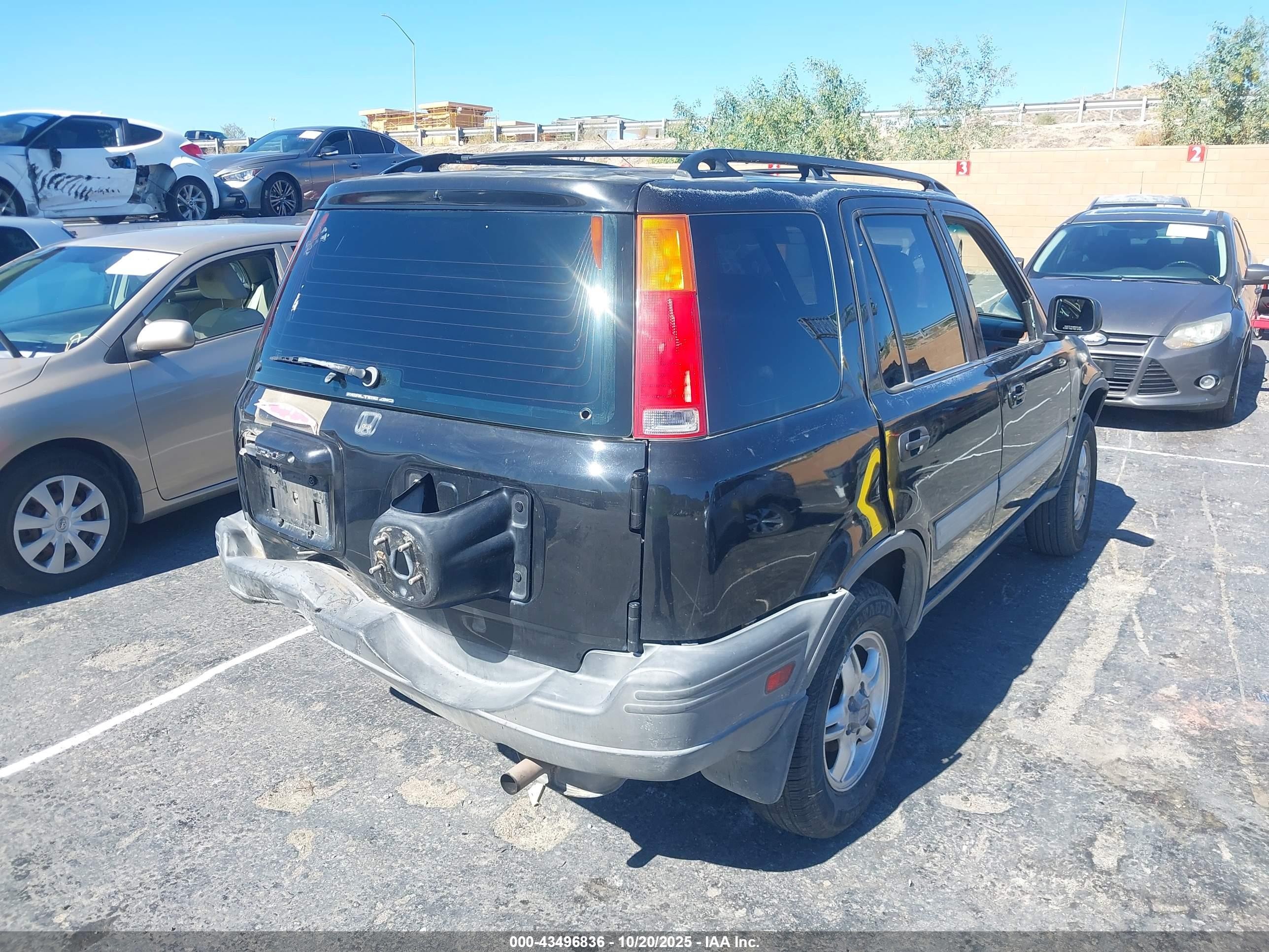 1997 Honda Cr-v Black vin: JHLRD1854VC036896