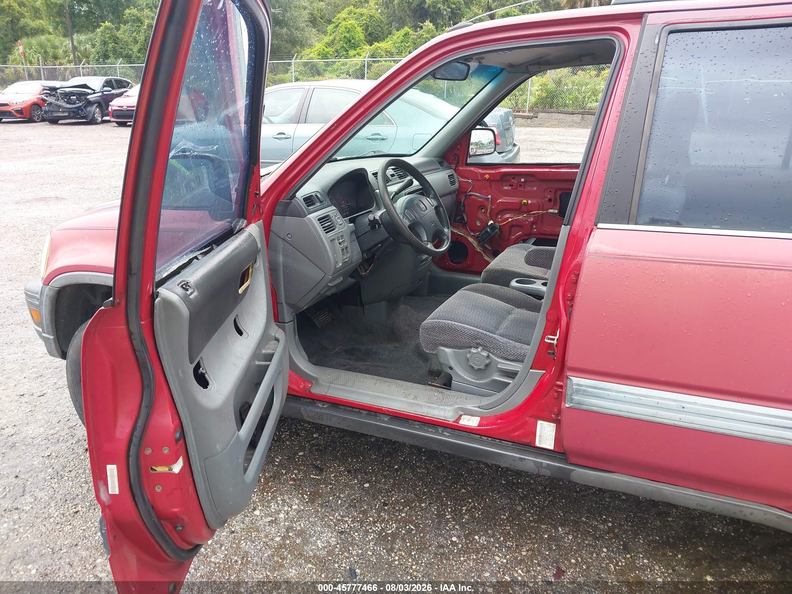 1997 Honda Cr-v Red vin: JHLRD1854VC050538
