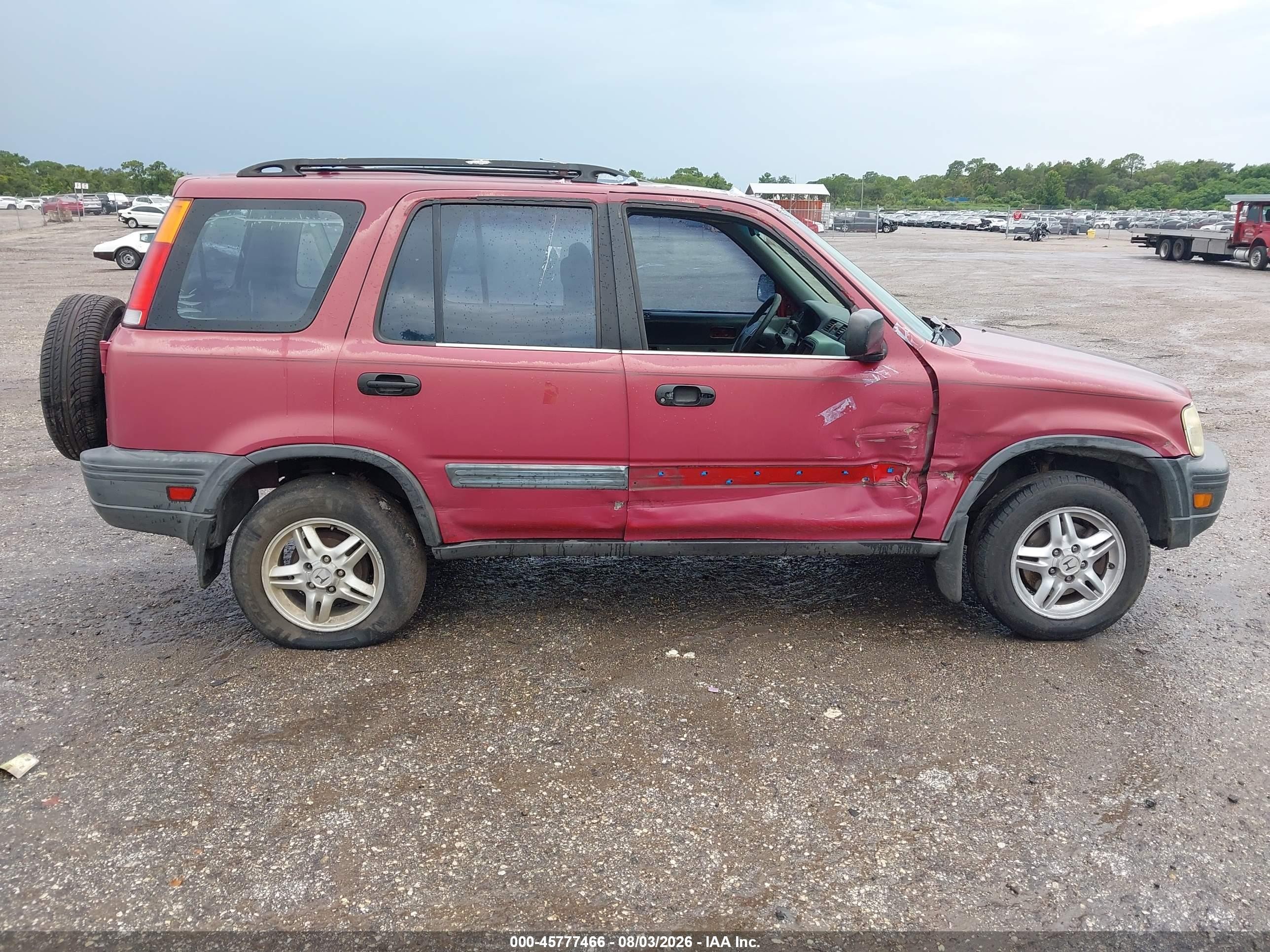 1997 Honda Cr-v Red vin: JHLRD1854VC050538