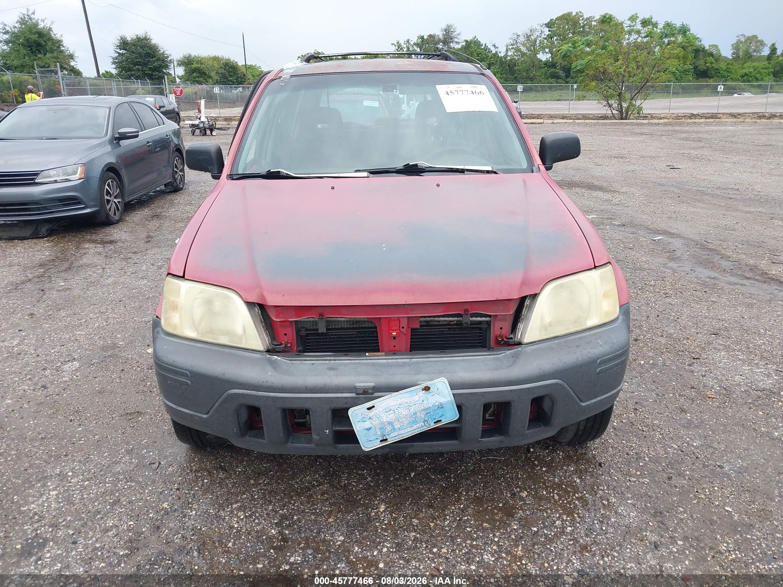 1997 Honda Cr-v Red vin: JHLRD1854VC050538