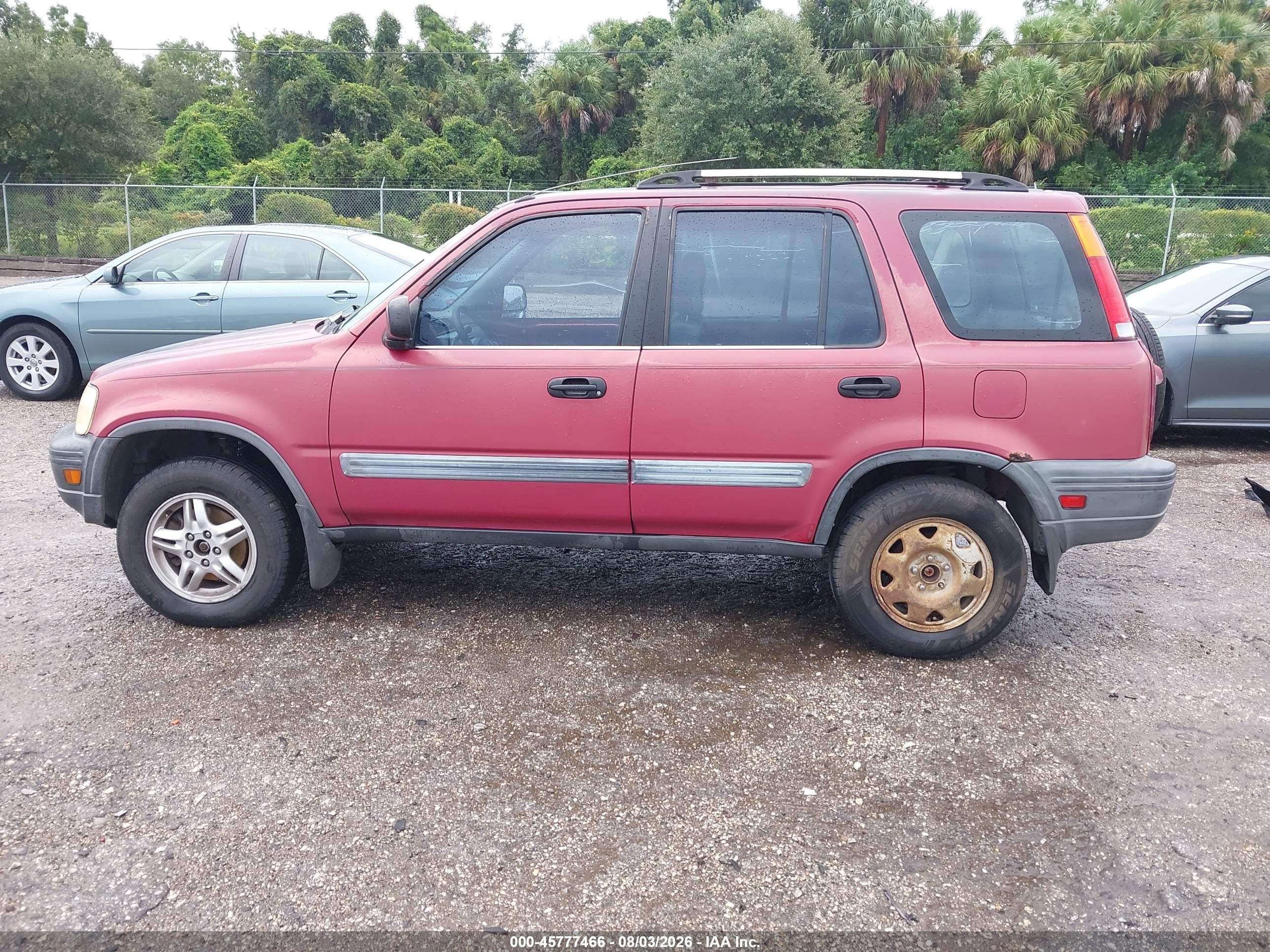 1997 Honda Cr-v Red vin: JHLRD1854VC050538