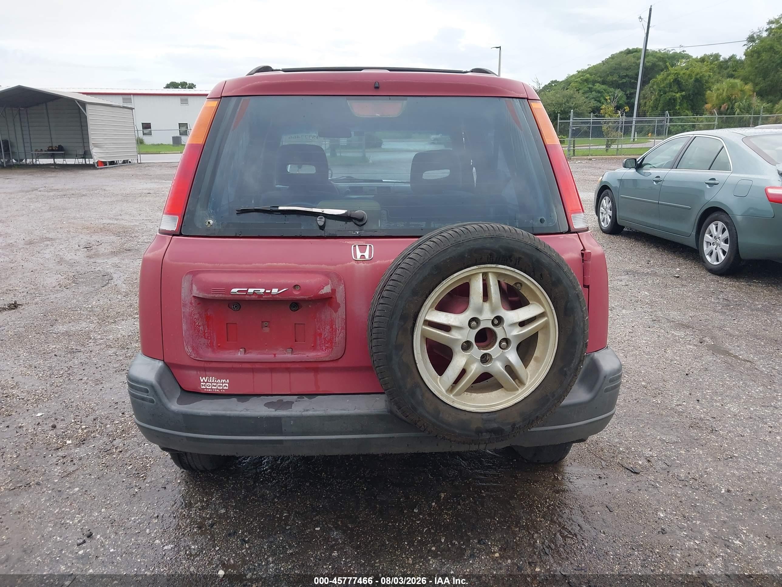 1997 Honda Cr-v Red vin: JHLRD1854VC050538