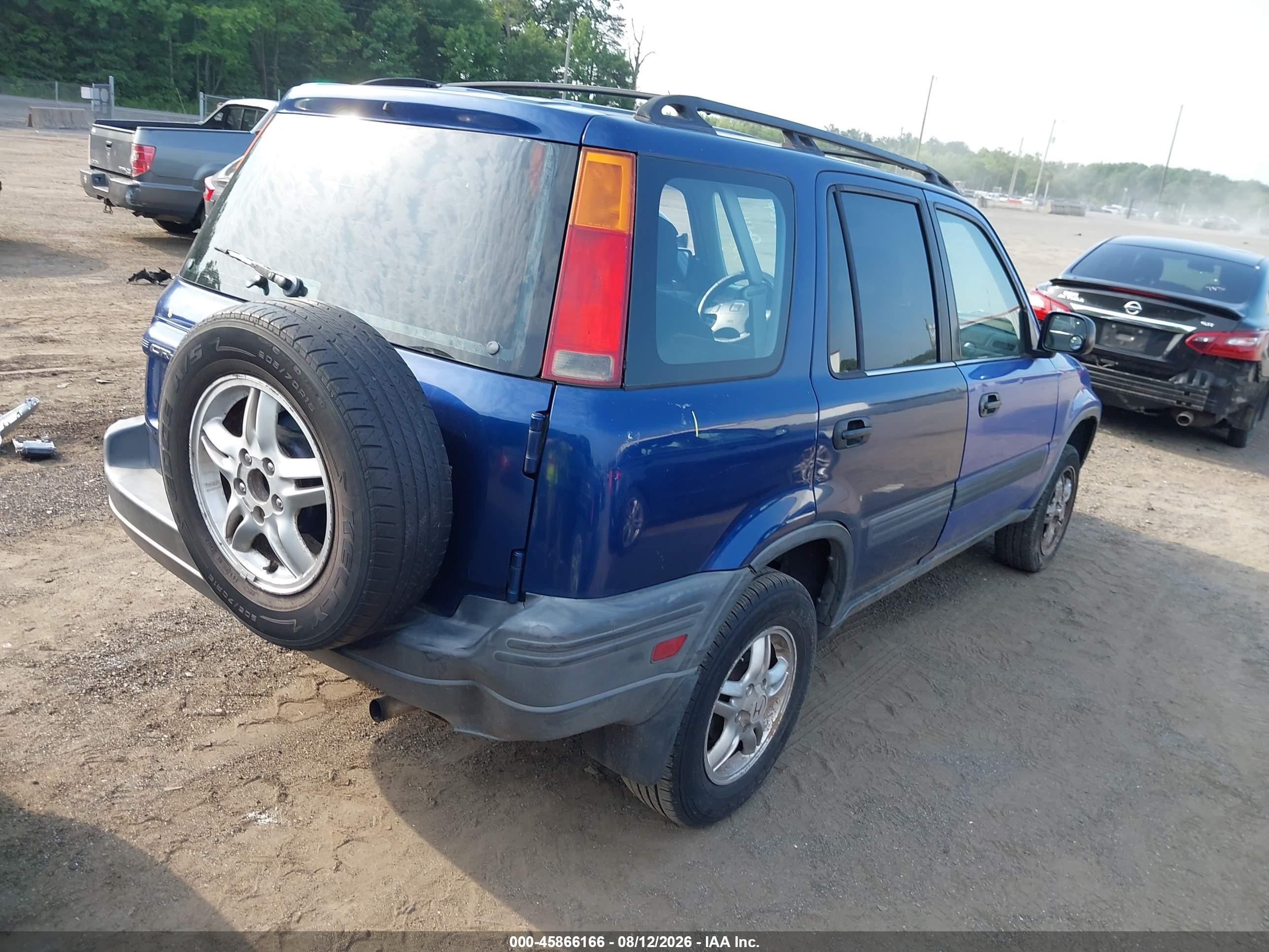 1997 Honda Cr-v   Blue vin: JHLRD1855VC065825