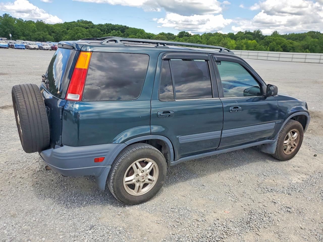 1997 Honda Cr-v Lx Green vin: JHLRD1856VC039847