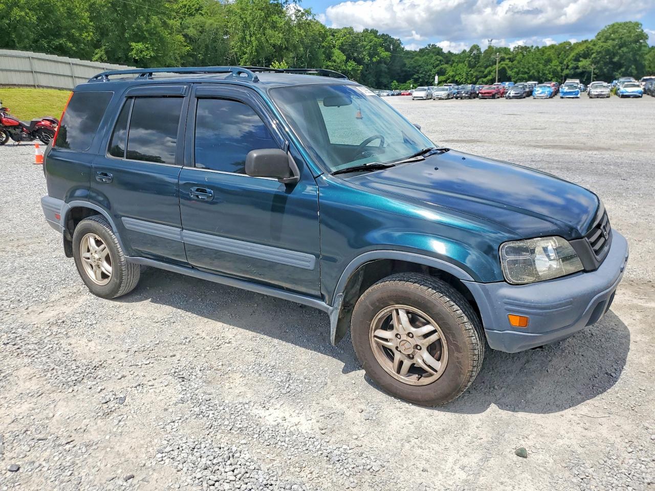 1997 Honda Cr-v Lx Green vin: JHLRD1856VC039847