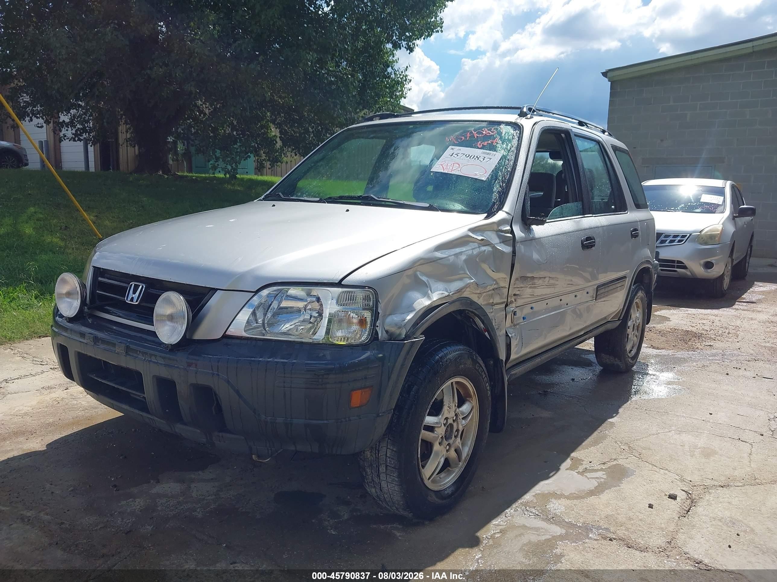 1997 Honda Cr-v   Silver vin: JHLRD1857VC027366